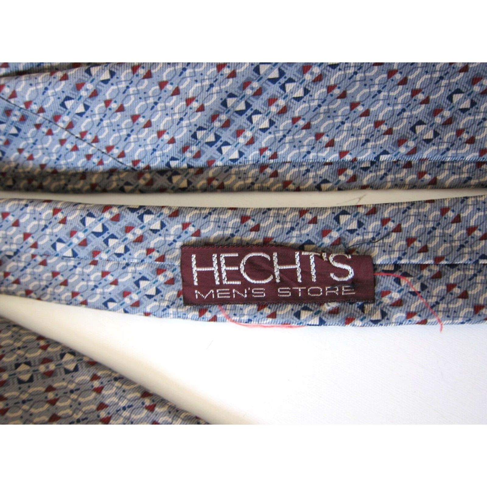 Yves Saint Laurent VINTAGE Yves Saint Laurent Paris New York Neck Ties 100% Silk Blue Grey 2 Vintage Blue Ties Mens 56" Length 3 2/8" Wide Silk Ties Size ONE SIZE - 7 Thumbnail