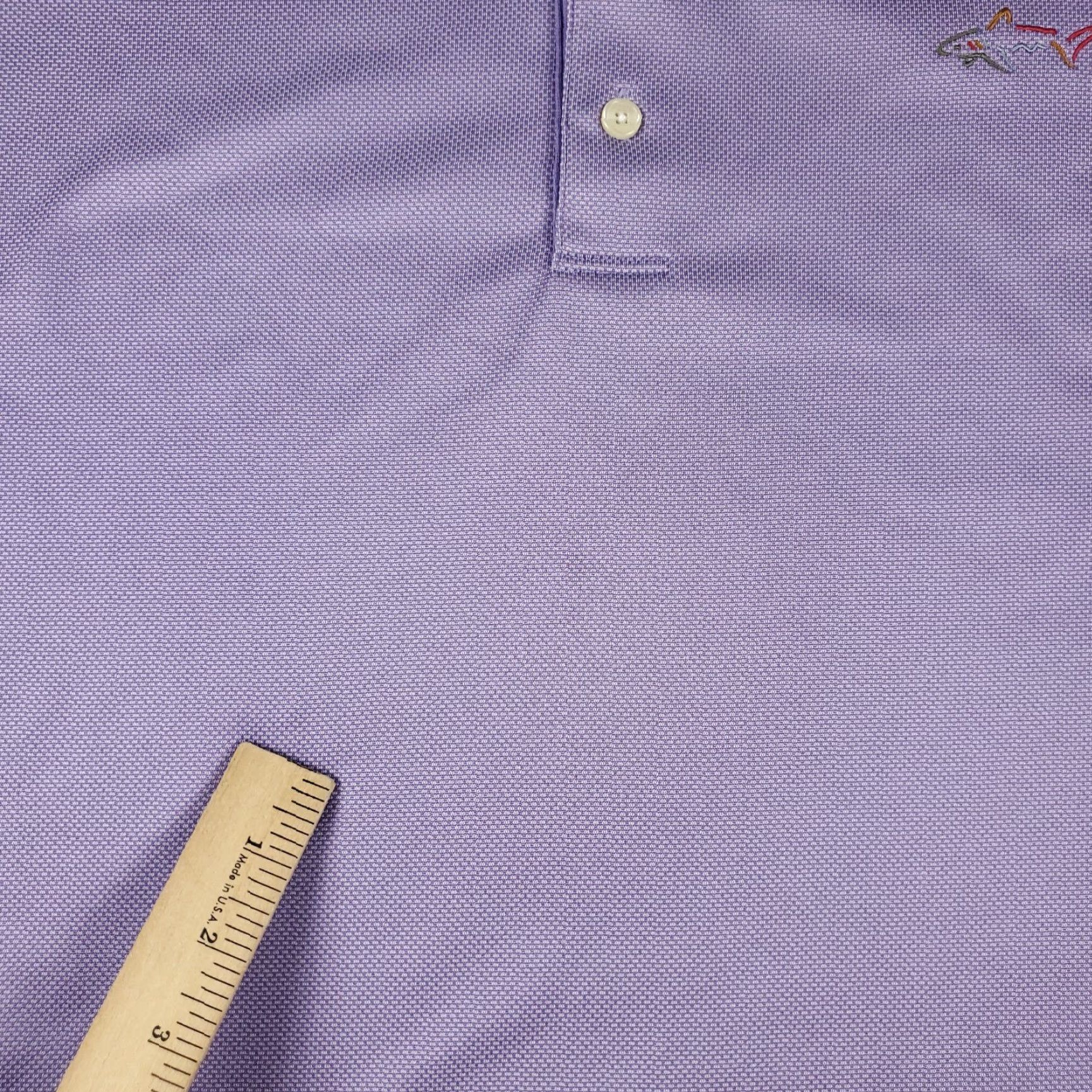 Vintage Greg Norman Polo Shirt Mens XL Purple Shark Golf Short Sleeve Polo Size US XL / EU 56 / 4 - 3 Thumbnail