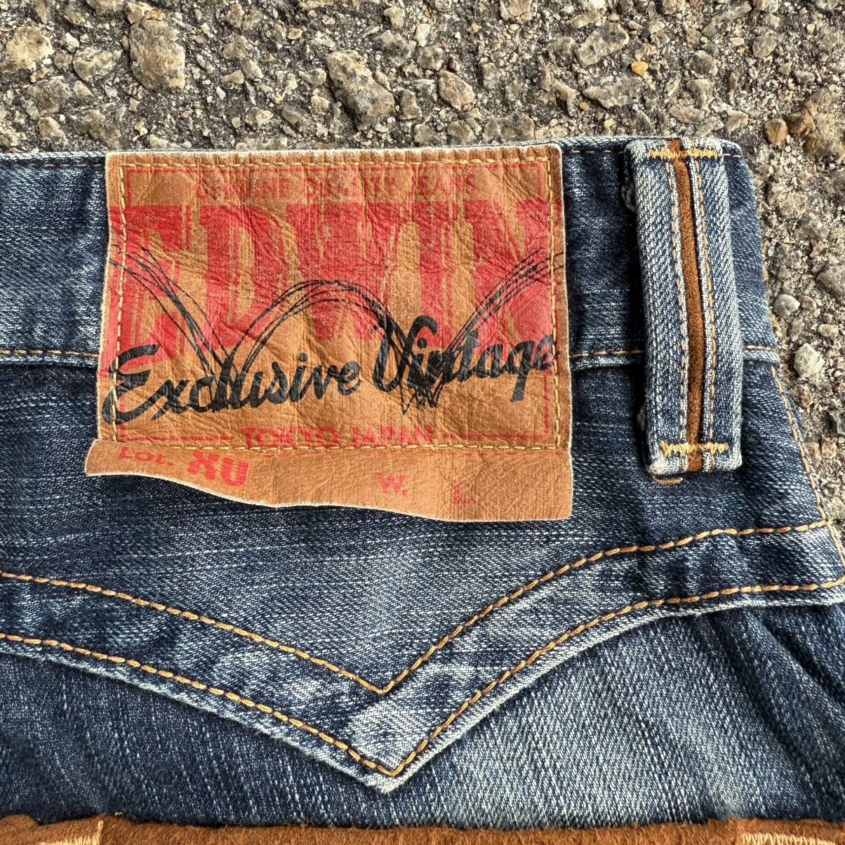 Edwin VINTAGE EDWIN RIPPEP KNEE FADED JEAN DENIM PANTS Size US 32 / EU 48 - 14 Thumbnail