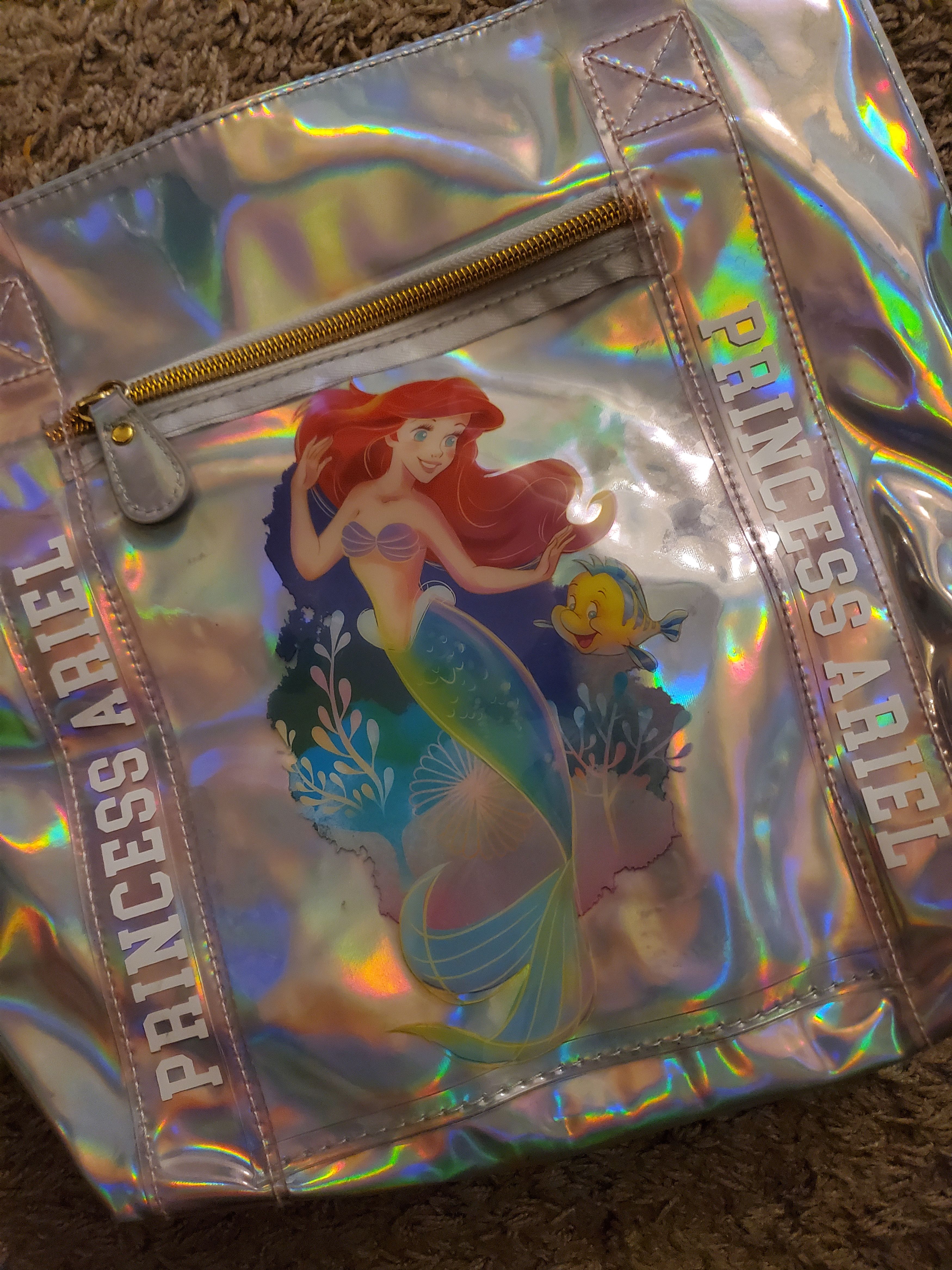 Disney Disney's Princess Ariel holographic magnetic closure tote Size ONE SIZE - 9 Thumbnail