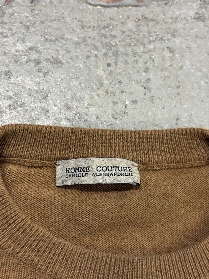 Daniele Alessandrini 2000s Daniele Alessandrini Brown Japan Wool Sweater Size US S / EU 44-46 / 1 - 7 Thumbnail