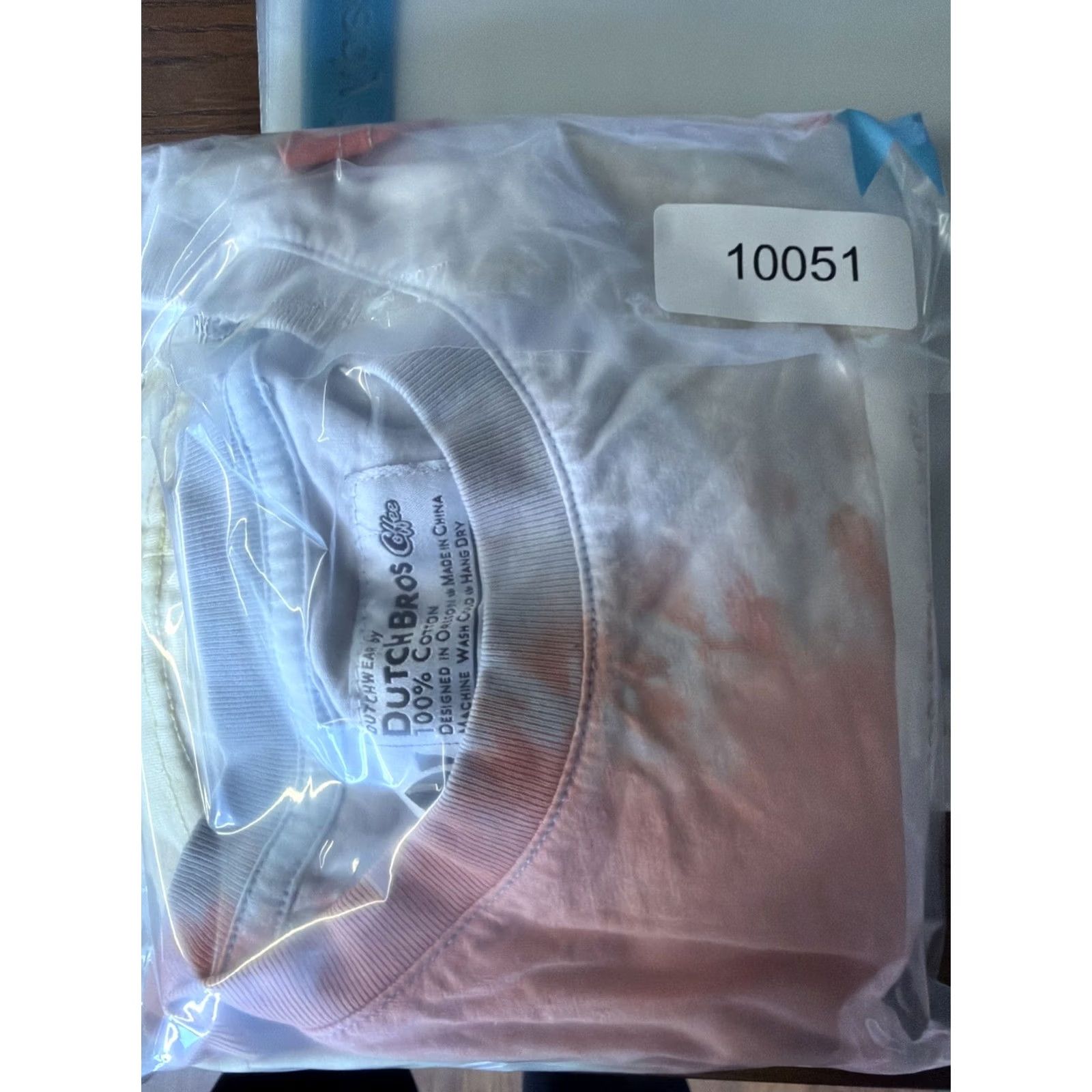 Pinko VINTAGE Dutch Bros Coffee Shirt Women’s XL Pink Tie Dye Short Sleeve Tee Work Wear Size XL / US 12-14 / IT 48-50 - 4 Thumbnail