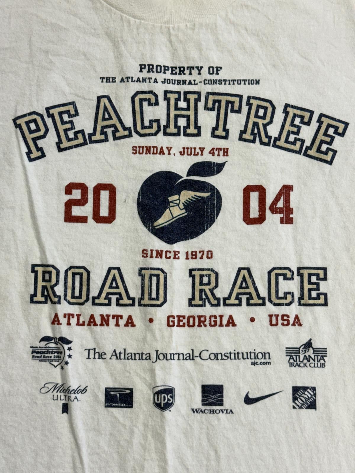 Other Vintage Peachtree Road Race T-shirt 2004 Atlanta Journal - M Size US M / EU 48-50 / 2 - 4 Thumbnail