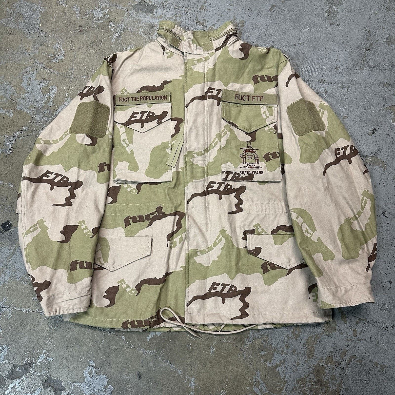Fuct x FTP F*ck The Population M65 Desert Camo Field Jacket