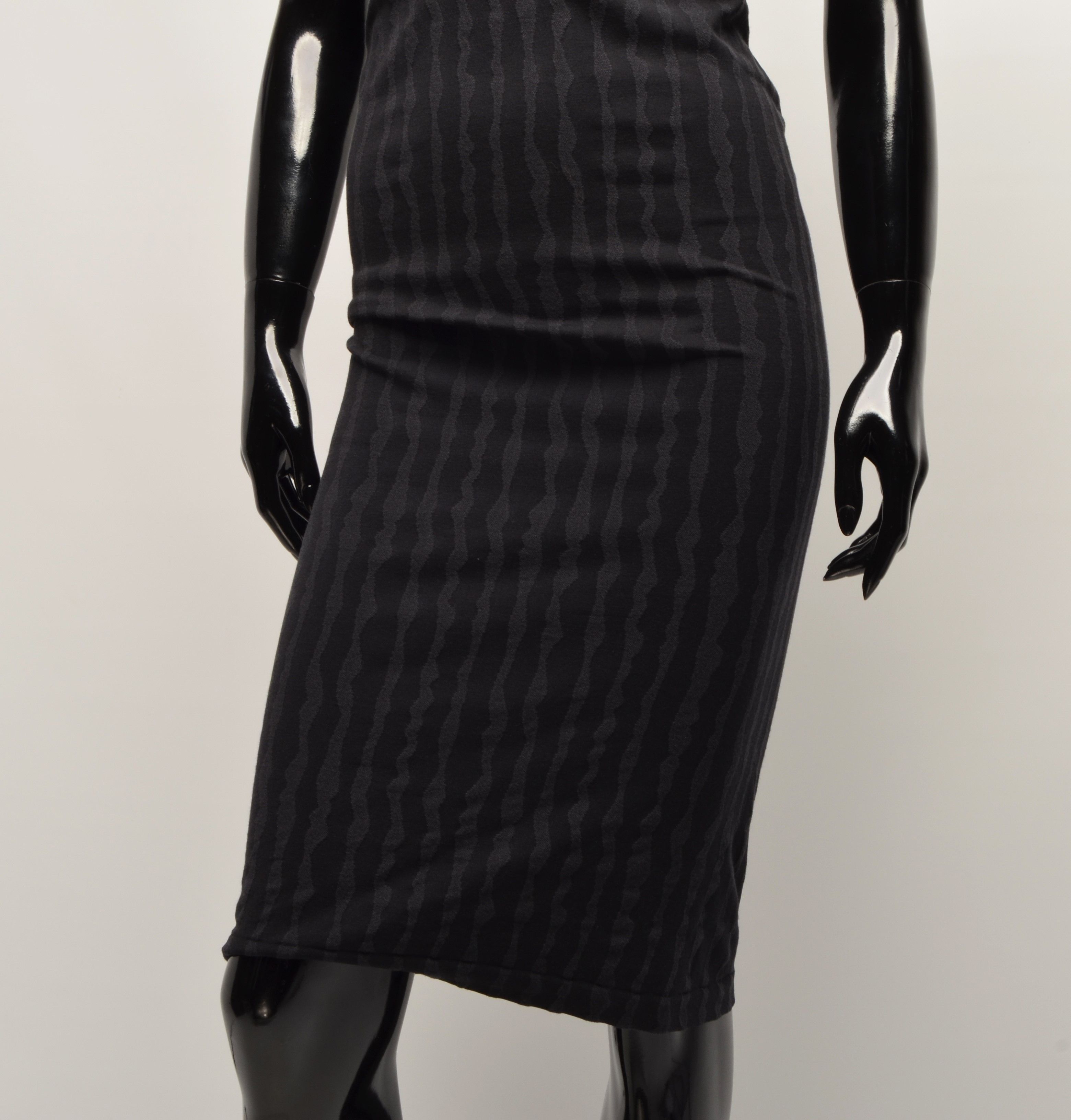 Wolford Wolford Striped Off Shoulders Bodycon Dress Size S / US 4 / IT 40 - 3 Thumbnail