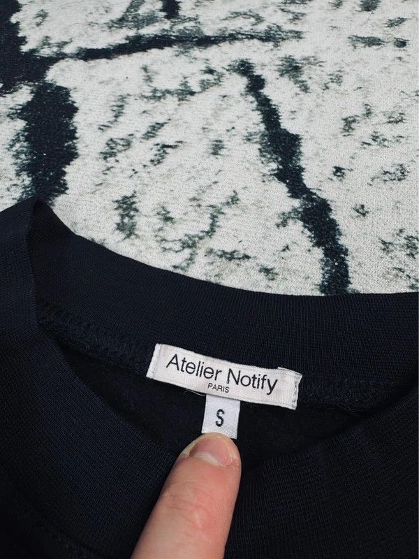 Other Atelier Notify Paris Crewneck Sweatshirt Black Color S Size S / US 4 / IT 40 - 3 Thumbnail