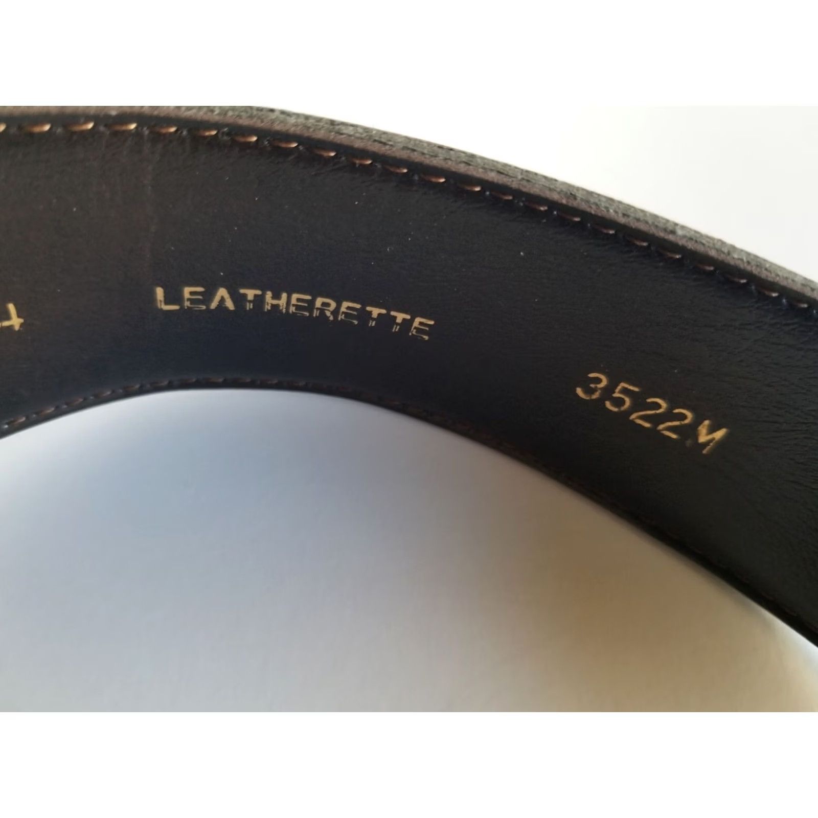 Vintage Tex Tan Belt Men's Size 34 Brown Leather Gold Size 34 - 4 Thumbnail