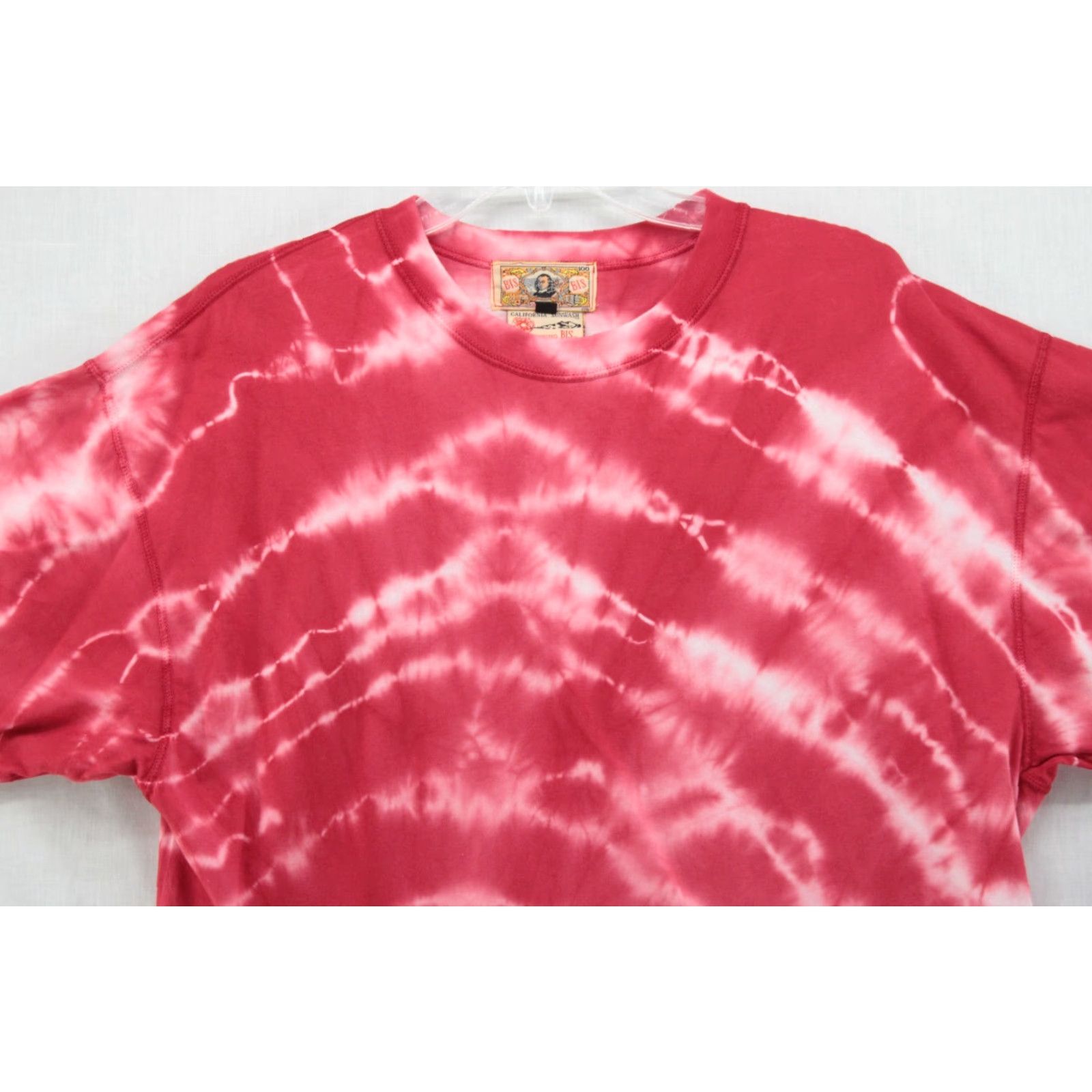 Vintage VINTAGE Gene Ewing BIS Tie Dye T Shirt Women's Red Large California Sunwash (No Flaws) Size L / US 10 / IT 46 - 2 Thumbnail