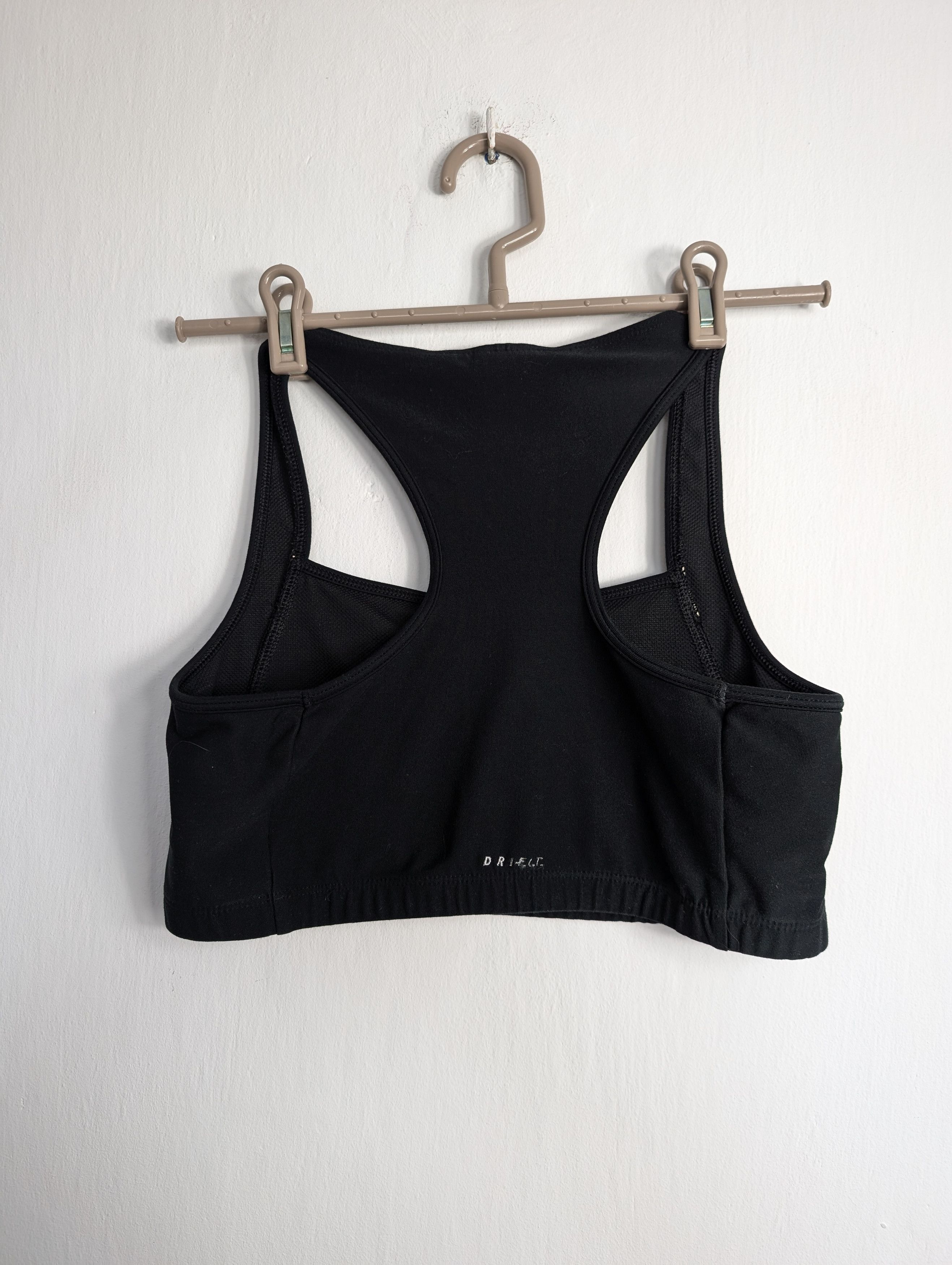 Nike × Vintage Vintage Nike 90s Sport Crop Top Bra Gym Fitness Size L / US 10 / IT 46 - 4 Thumbnail