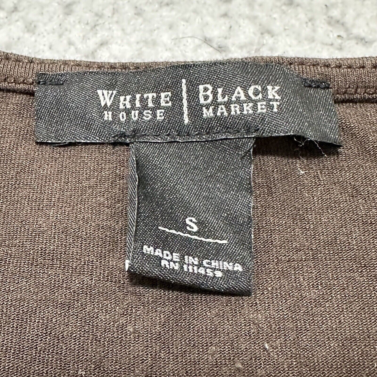 White House Black Market White House Black Market Small Scoop Neck Sequin Brown Top Size S / US 4 / IT 40 - 3 Thumbnail