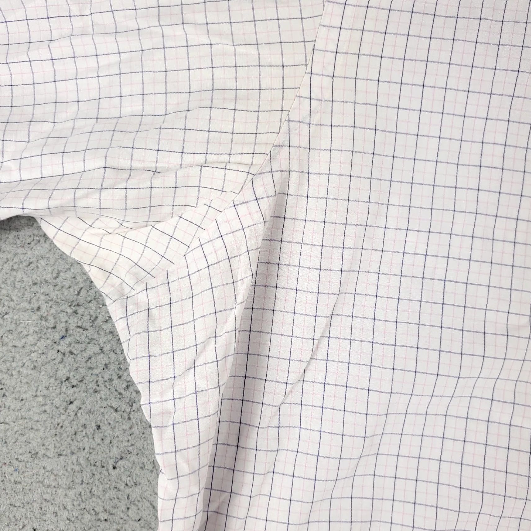 Ralph Lauren RALPH LAUREN Dress Shirt Mens Size 17 Blue Check Long Sleeve Button-Up Modern Classic Size 46R - 4 Thumbnail