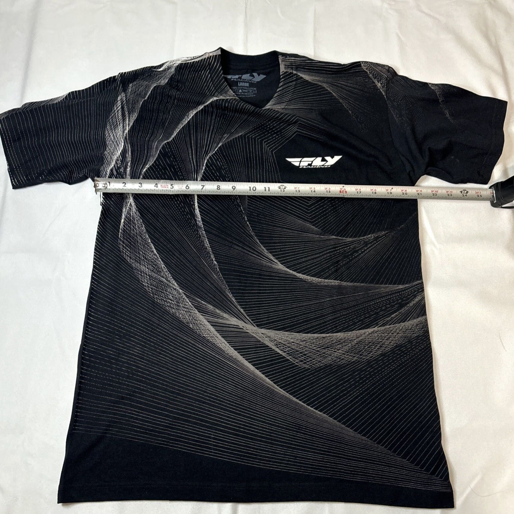 Vintage Fly Racing T-Shirt Men Large Black Geometric Pattern L Modern Shirt Mens Regular Size Black Geometric Fly Racing T-Shirt L Mens Size US L / EU 52-54 / 3 - 5 Thumbnail