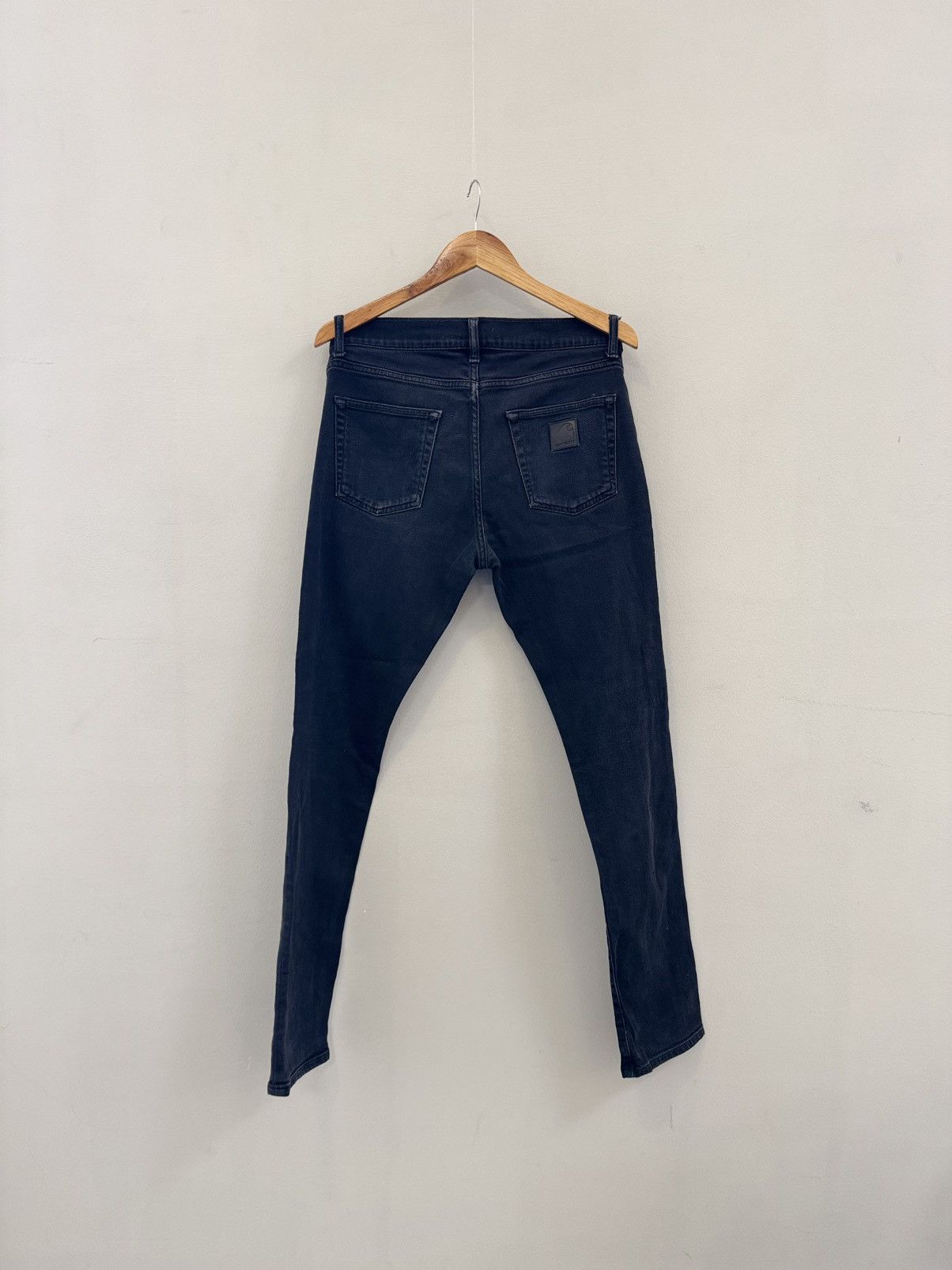 Carhartt × Carhartt Wip × Vintage Carhartt jeans Newel pant dark grey denim Size US 33 - 1 Thumbnail