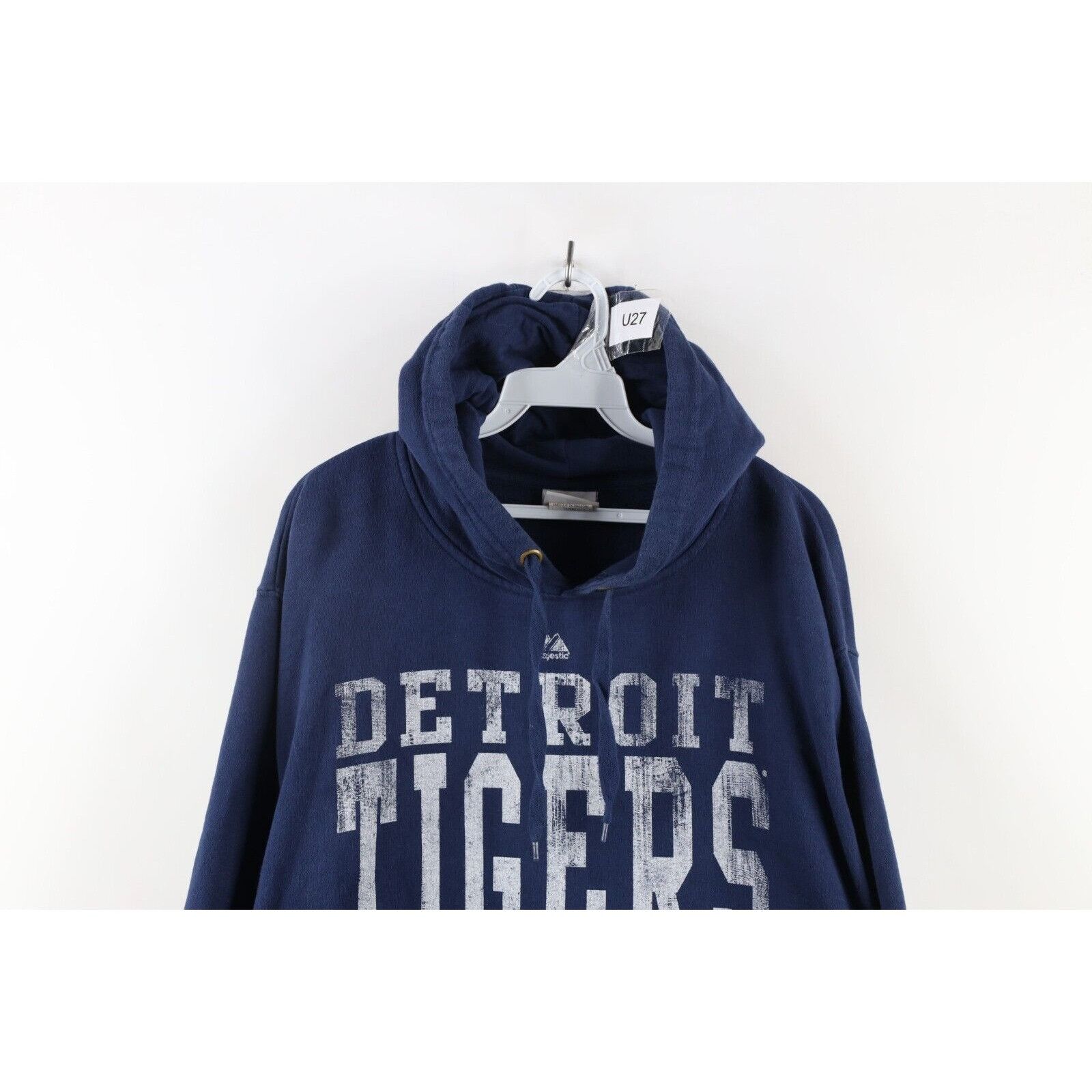Majestic × Vintage Vintage Majestic Faded Detroit Tigers Baseball Hoodie Size US L / EU 52-54 / 3 - 2 Thumbnail