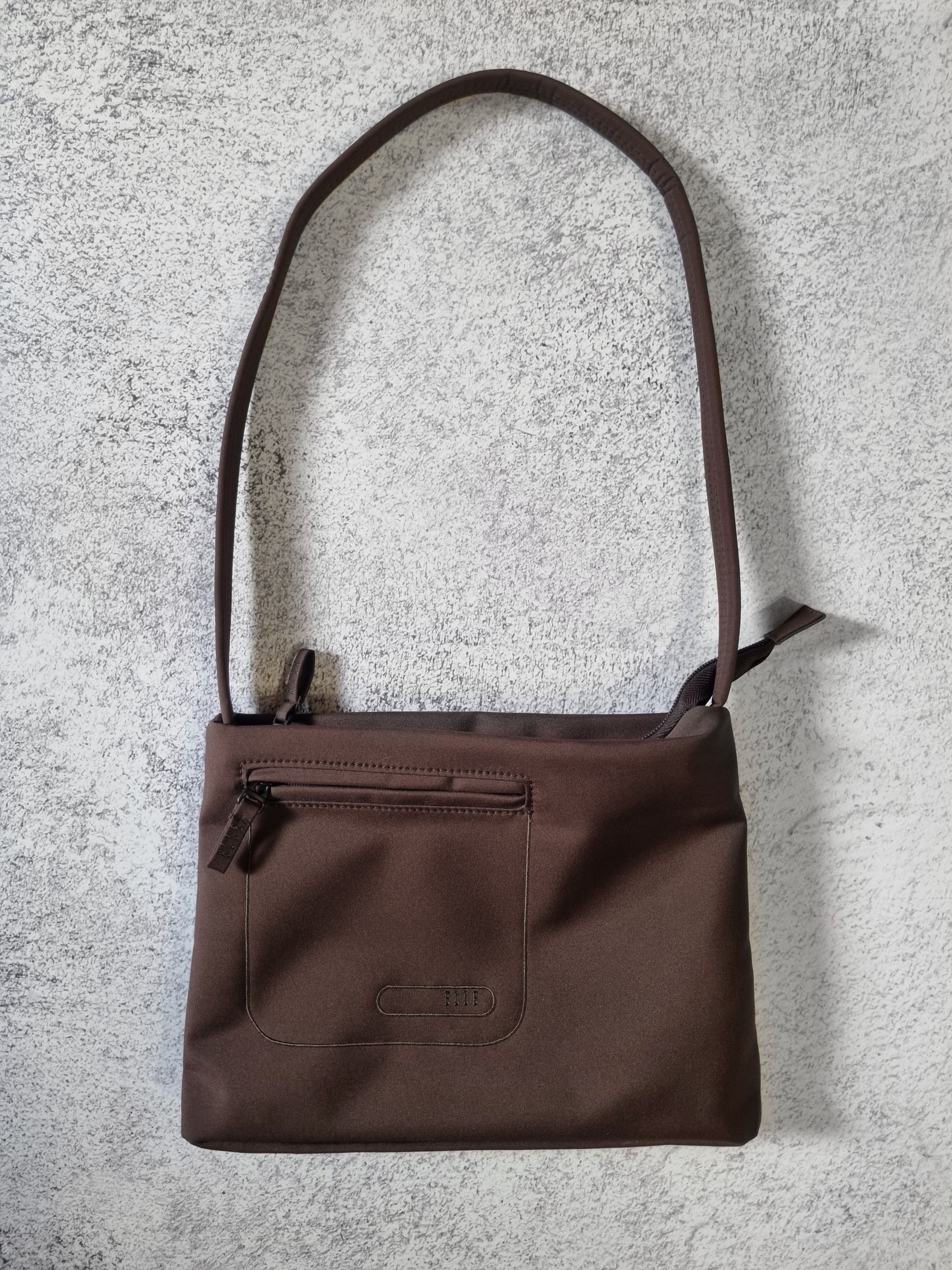 Miss Sixty x Vintage Elle Paris Nylon Baguette Prada Vibe Shoulder Bag in Brown, Women's