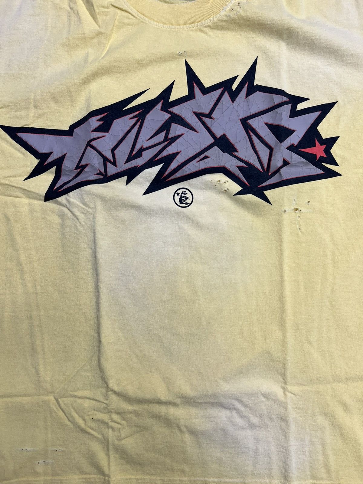 HELLSTAR Hellstar Cracked Print T-Shirt Size US XL / EU 56 / 4 - 2 Thumbnail