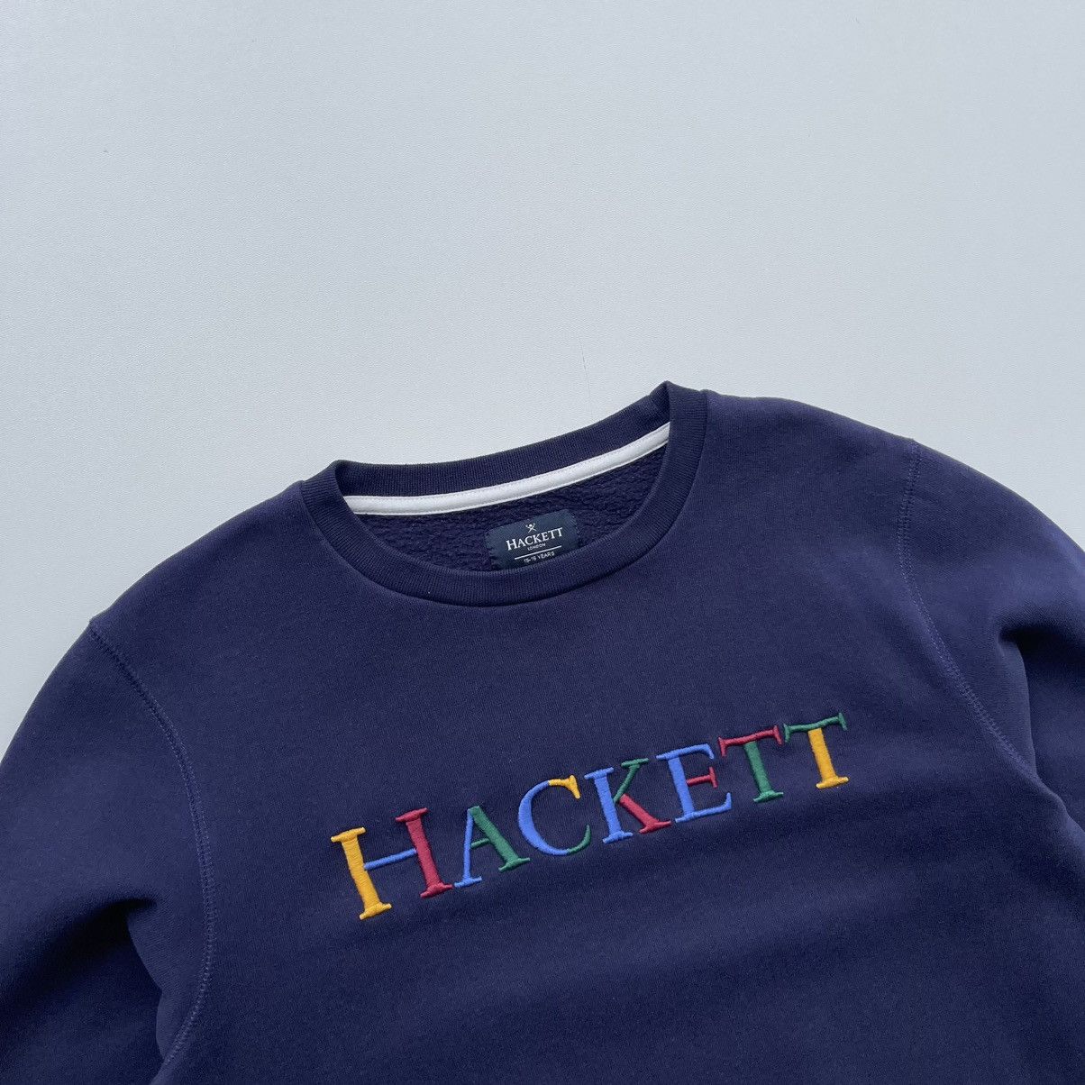 Hackett Hackett London Multi Logo Sweatshirt Navy Size US S / EU 44-46 / 1 - 2 Thumbnail