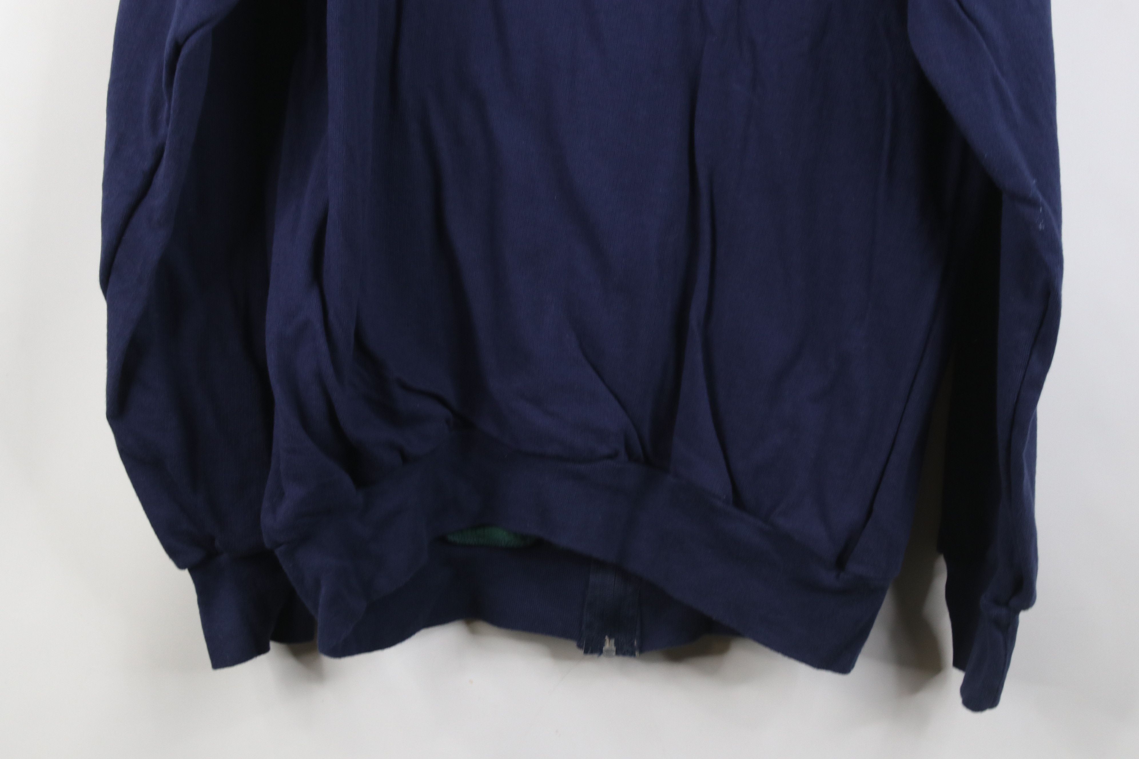 Vintage Vintage 90s Streetwear Thermal Waffle Knit Lined Zip Hoodie Size L / US 10 / IT 46 - 14 Thumbnail