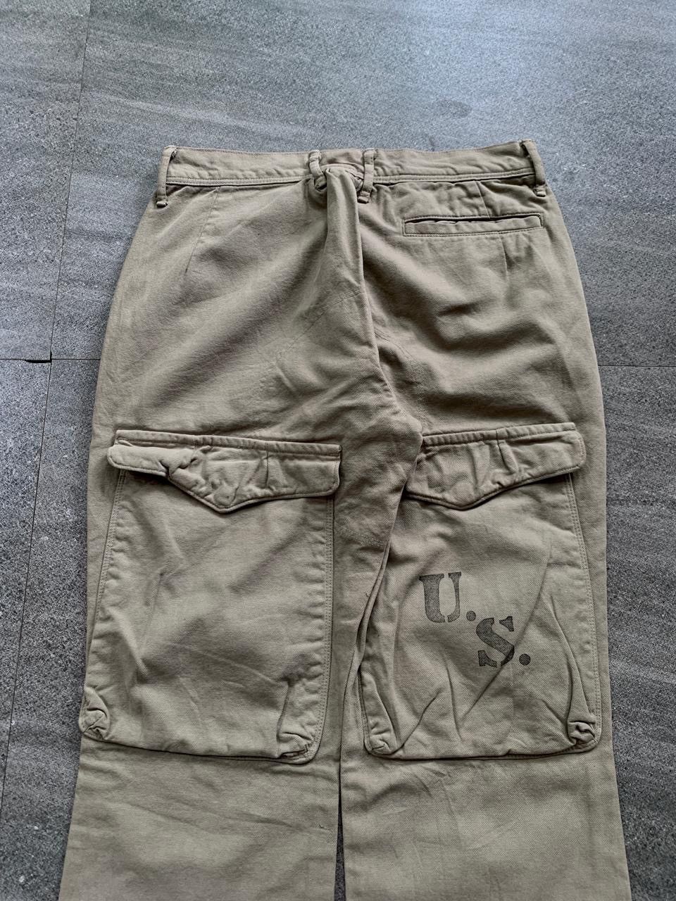 Kapital FREE TAX! 2000s Cargo Flared Military Pants Size US 29 - 6 Thumbnail