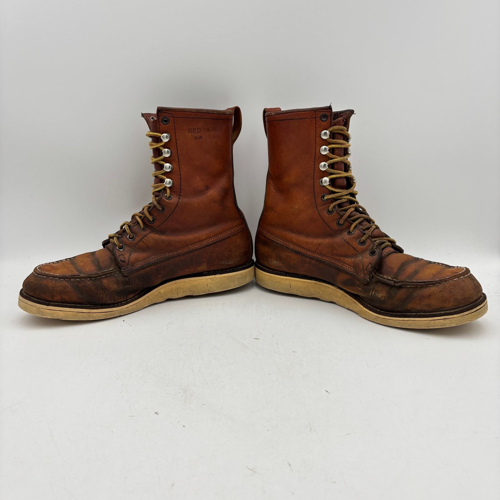 Red Wing × Vintage Vintage Red Wing Irish Setter Moc Toe Leather Work Boot 11.5 Size US 11.5 / EU 44-45 - 6 Thumbnail