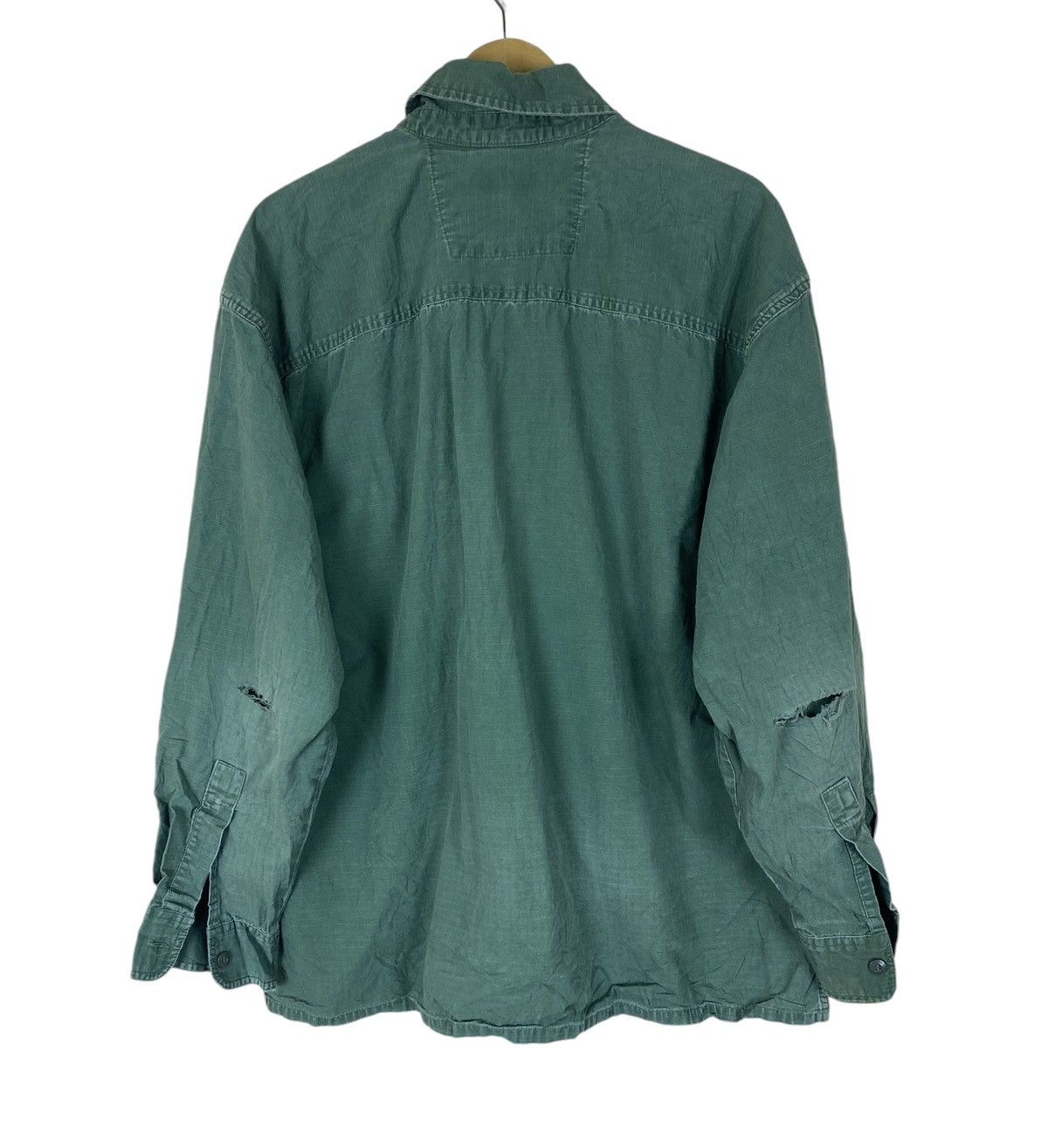 Route 66 × Vintage Vintage Style Route 66 Double Pocket Long Sleeve Shirt Size US L / EU 52-54 / 3 - 9 Thumbnail
