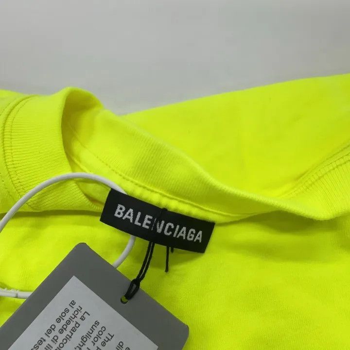 Balenciaga Balenciaga Logo Print Wave Short Sleeve T-Shirt 0079-2507 Size US M / EU 48-50 / 2 - 5 Thumbnail