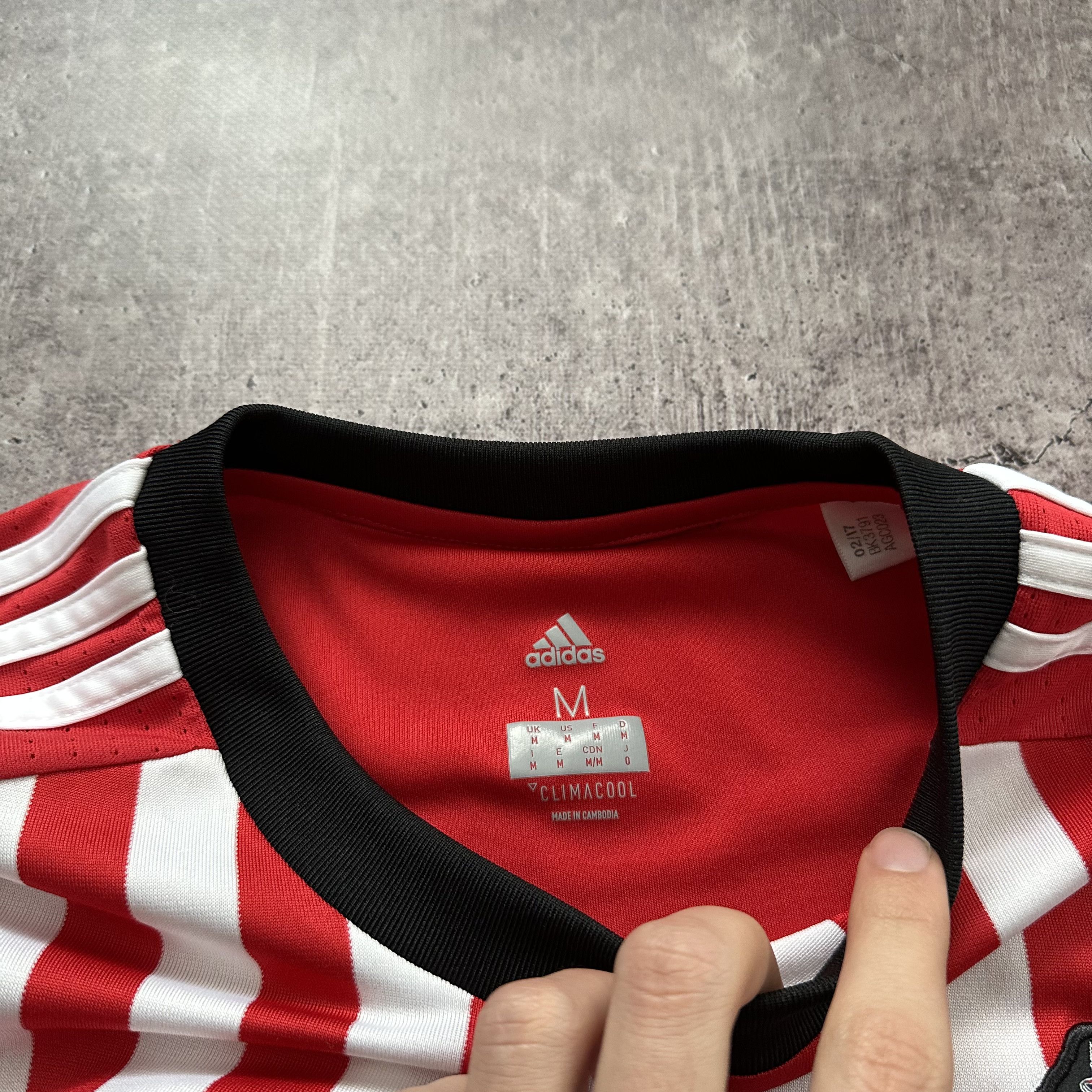 Adidas SUNDERLAND ADIDAS 2017/2018 FOOTBALL SOCCER HOME JERSEY Size US M / EU 48-50 / 2 - 4 Thumbnail
