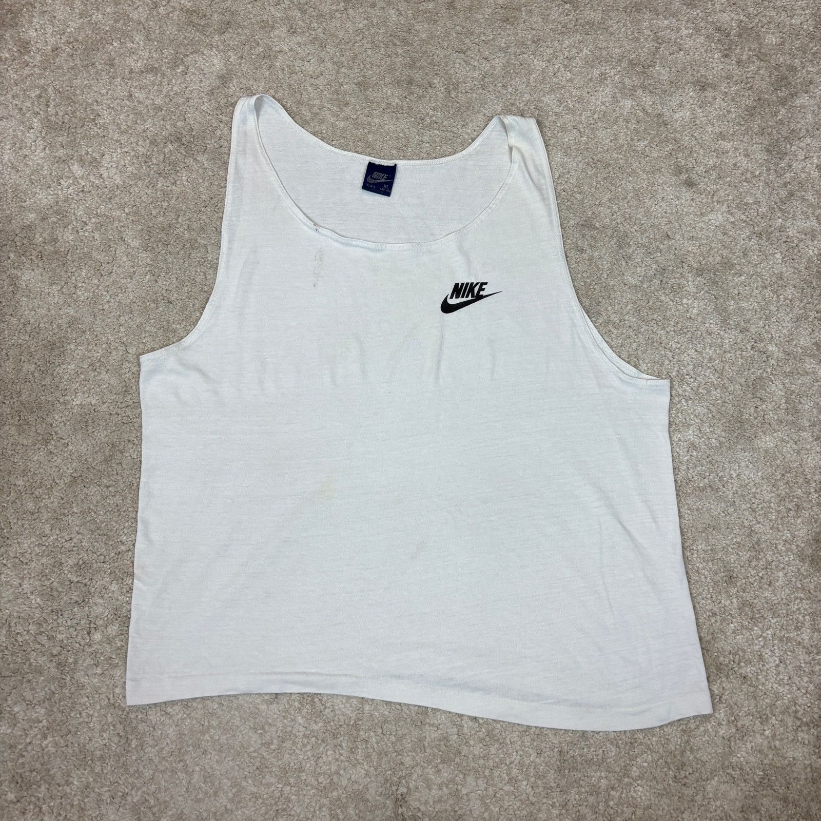 Nike Vintage 80s Nike Tank Top Shirt Men's XL Basic Gym Size US XL / EU 56 / 4 - 2 Thumbnail