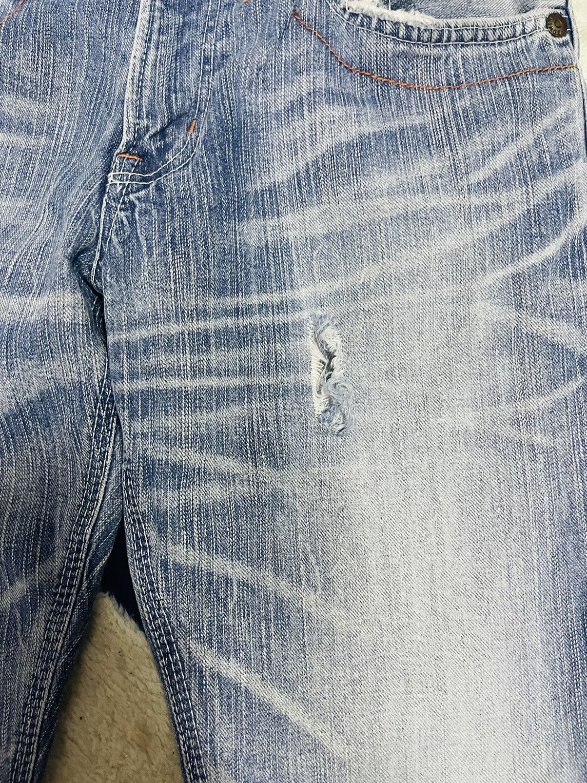 Edwin × Japanese Brand Edwin Distressed Jeans (16) Size US 30 / EU 46 - 14 Thumbnail