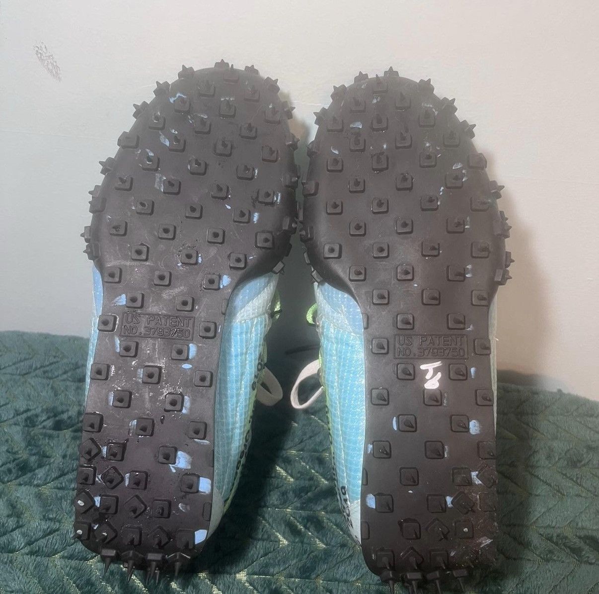 Nike × Off-White Nike Waffle Racer Off-White Vivid Sky Size US 10.5 / IT 40.5 - 7 Thumbnail