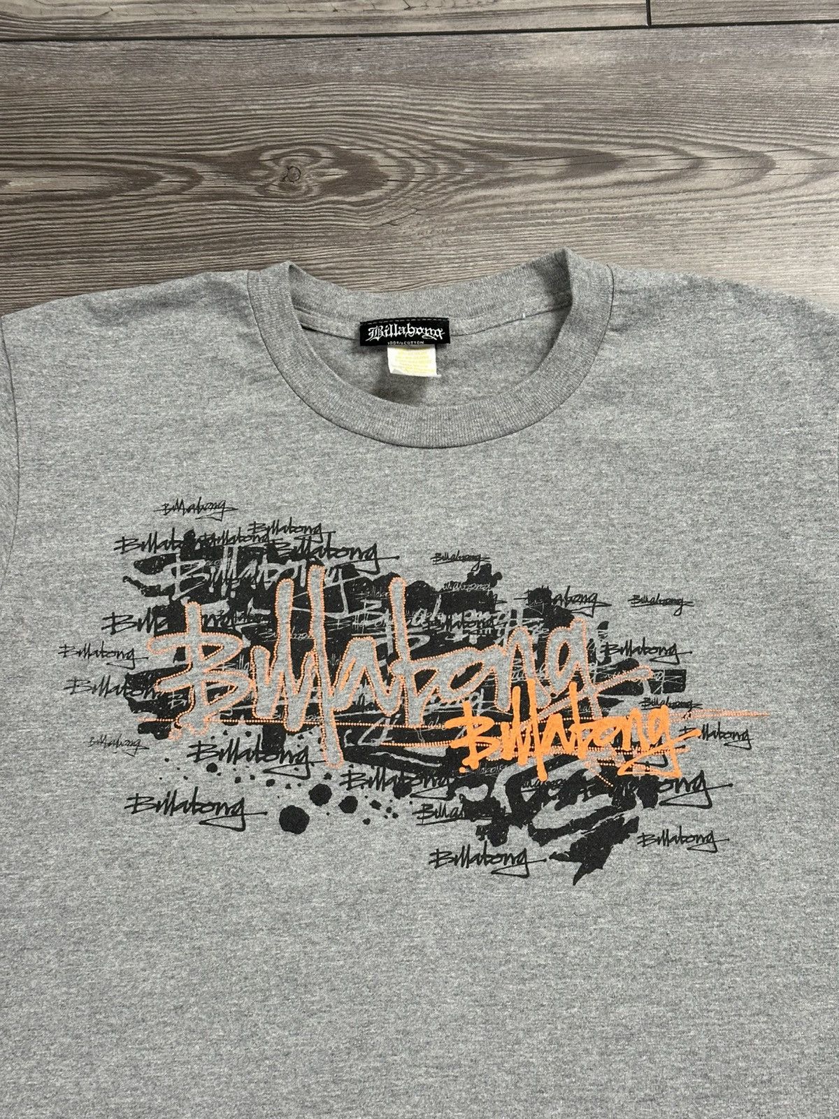 Billabong Crazy Y2K Billabong Scribble T Shirt Size US M / EU 48-50 / 2 - 3 Thumbnail