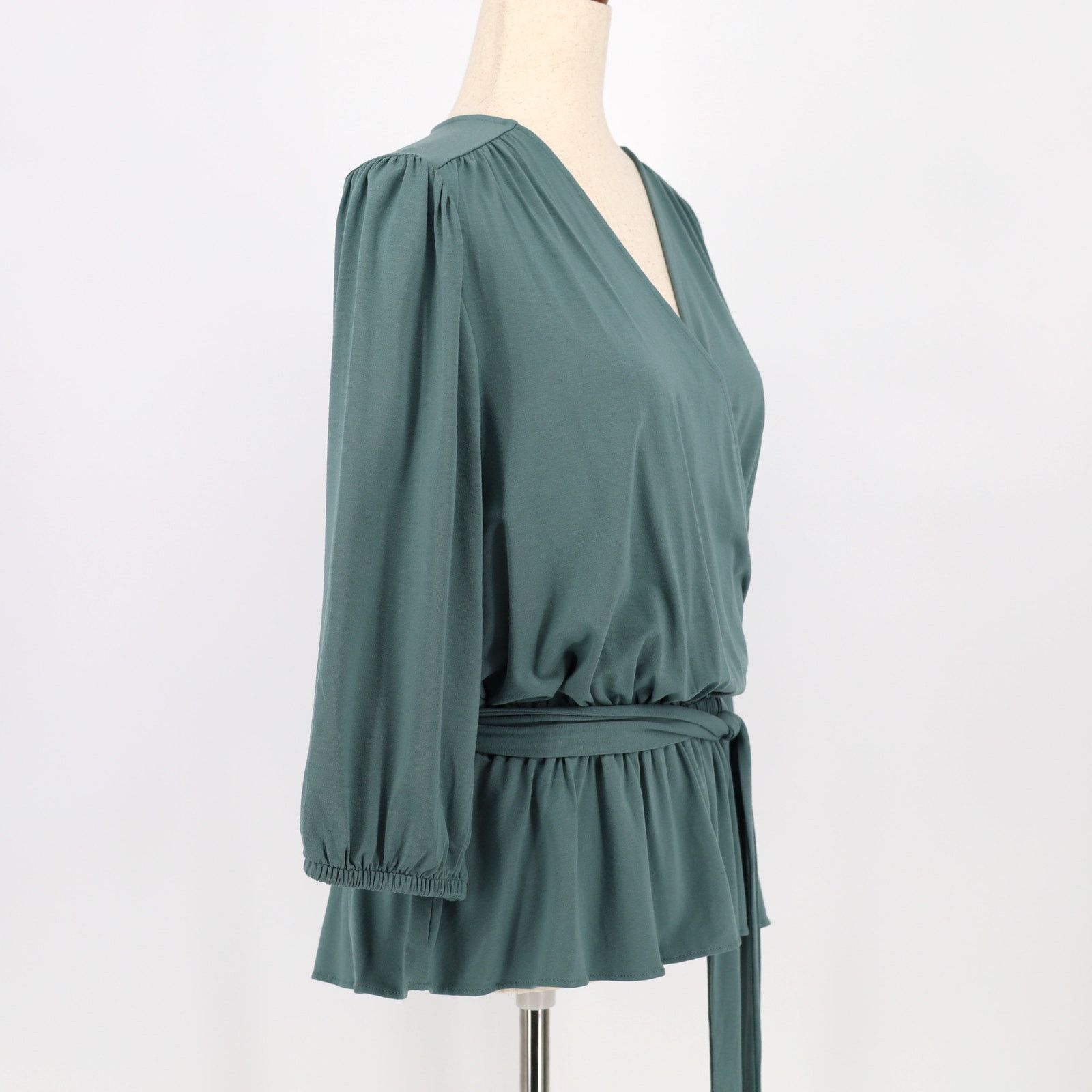 Ralph Lauren Lauren Ralph Lauren Women Grey Peplum Boho Blouse Size XL Size XL / US 12-14 / IT 48-50 - 6 Thumbnail