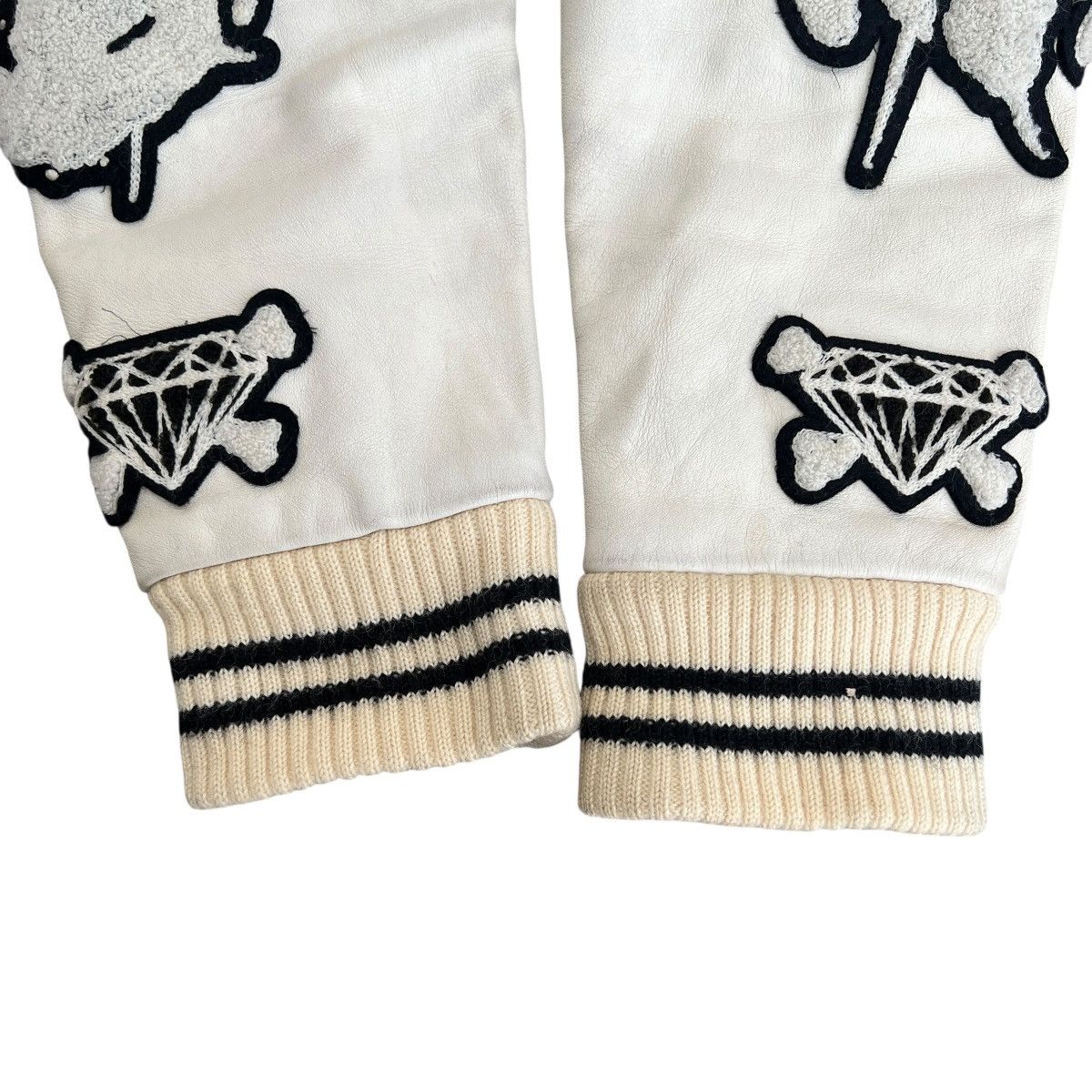 Undercover UNDERCOVER 2001AW DAVF White Varsity Jacket M Size US M / EU 48-50 / 2 - 6 Thumbnail