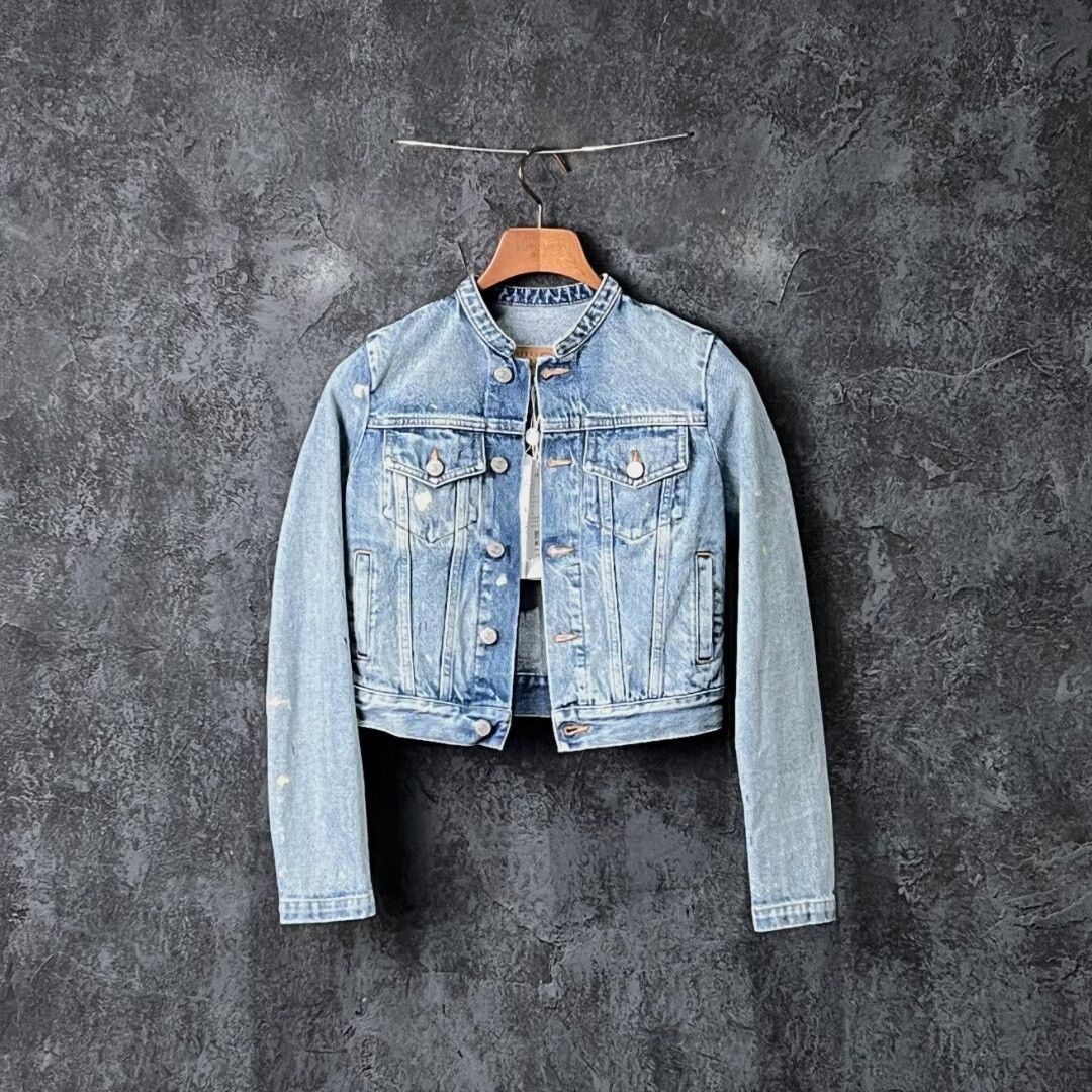 Maison Margiela Maison Margiela Cotton Blue Jacket M Women Size M / US 6-8 / IT 42-44 - 1 Thumbnail