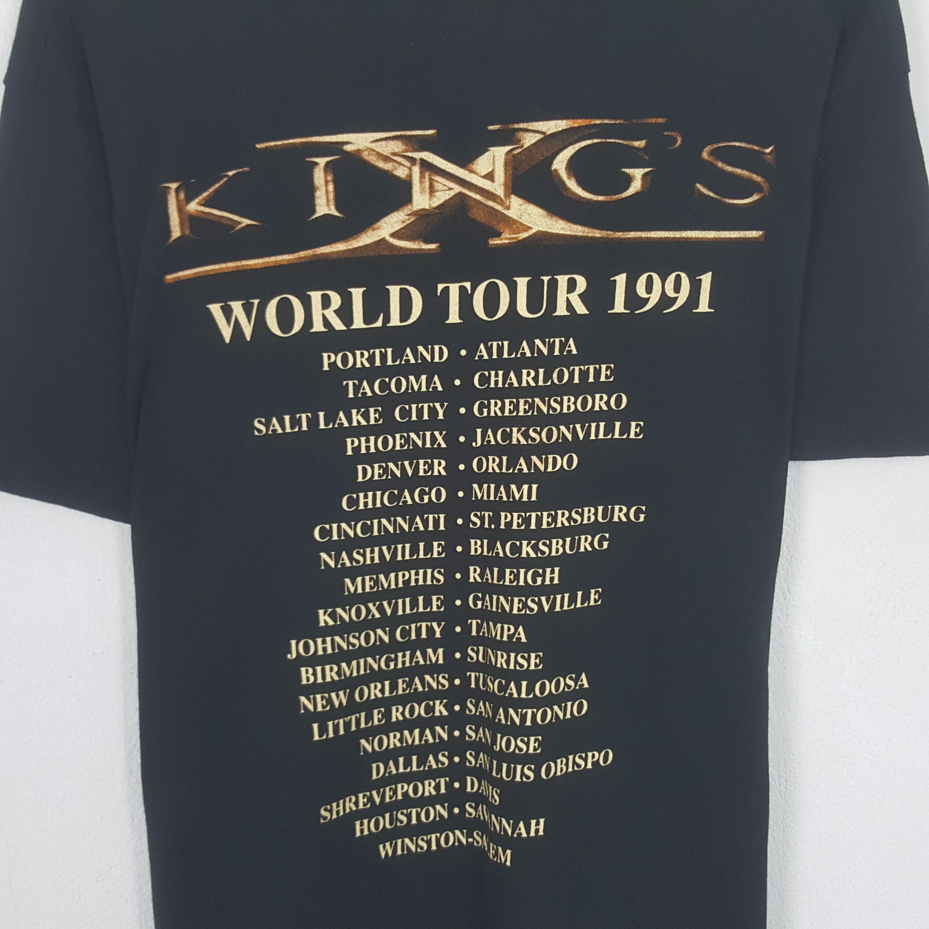 Band Tees Vintage King’s x Faith Hope Love World Tour Tshirt Size US M / EU 48-50 / 2 - 4 Thumbnail