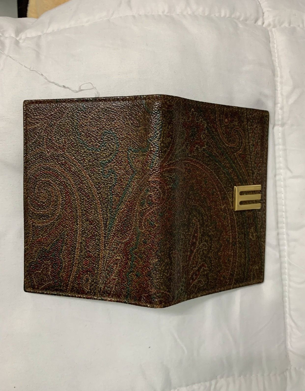 Etro × Leather Vintage Etro Paisley Leather Wallet Size ONE SIZE - 7 Thumbnail