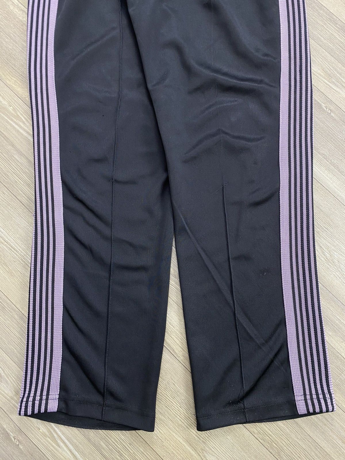 Needles AW17 Needles Poly Smooth Black Purple XL Track Pants Size US 32 / EU 48 - 5 Thumbnail