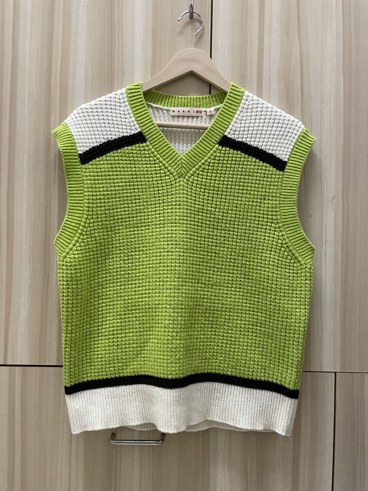 Marni × Uniqlo Marni Uniqlo Set Balaclava & Vest Popcorn Knit Sweater Size US M / EU 48-50 / 2 - 7 Thumbnail