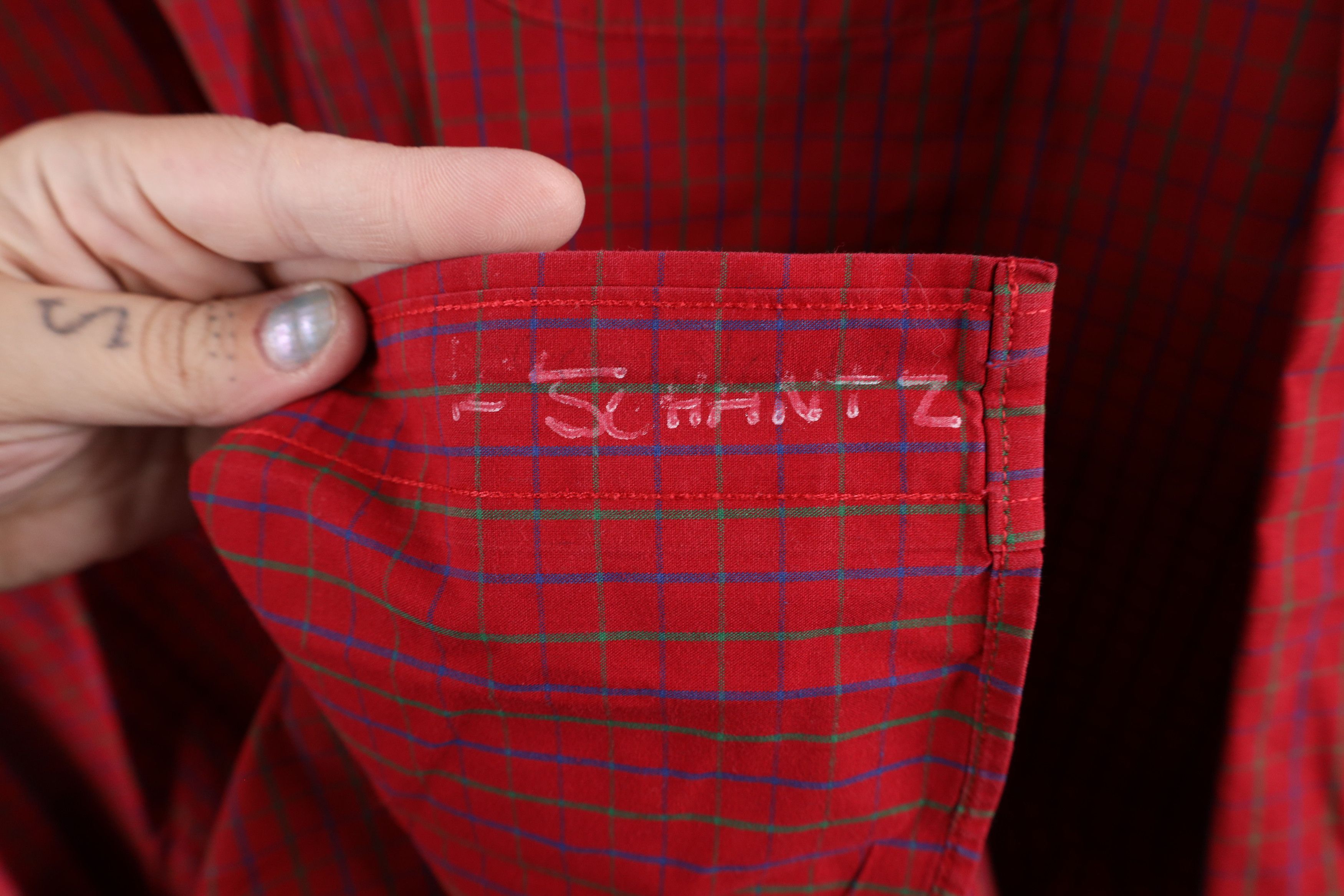 Tommy Hilfiger × Vintage Vintage 90s Tommy Hilfiger Collared Button Down Shirt Plaid Size US L / EU 52-54 / 3 - 8 Thumbnail