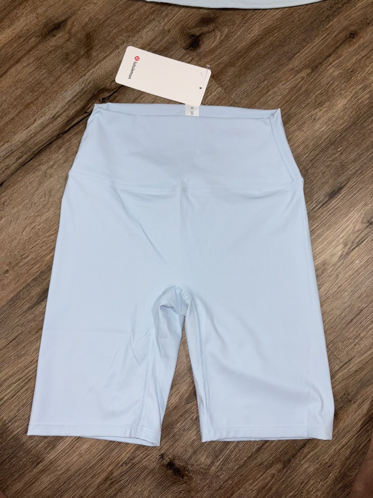 Lululemon Lululemon Light Blue Jacket and Biker Shorts Set Size L / US 10 / IT 46 - 5 Thumbnail