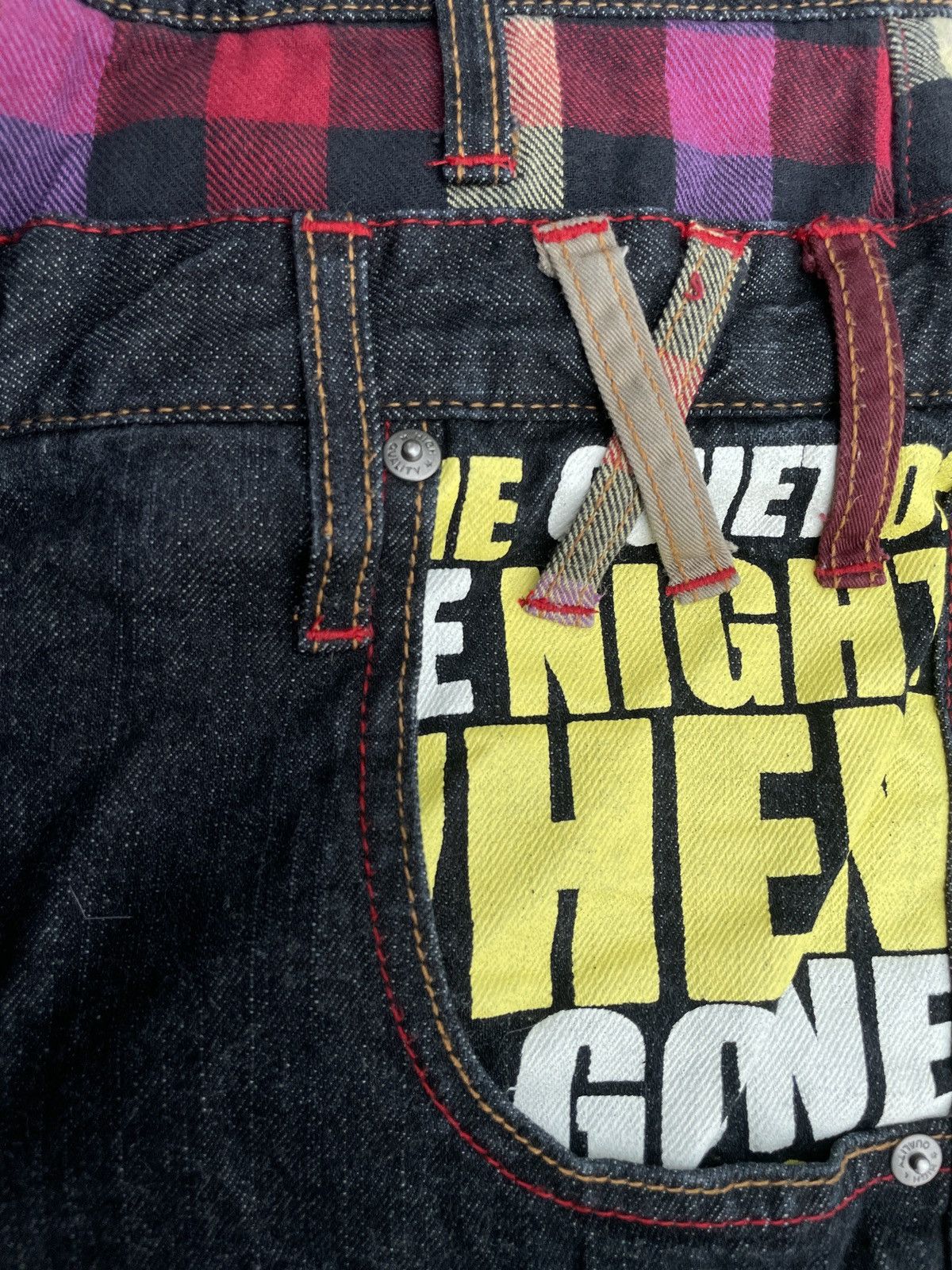 If Six Was Nine 2000s Japanese archive Gyaruo Double Waist Cropped Shorts Size US 30 / EU 46 - 8 Thumbnail