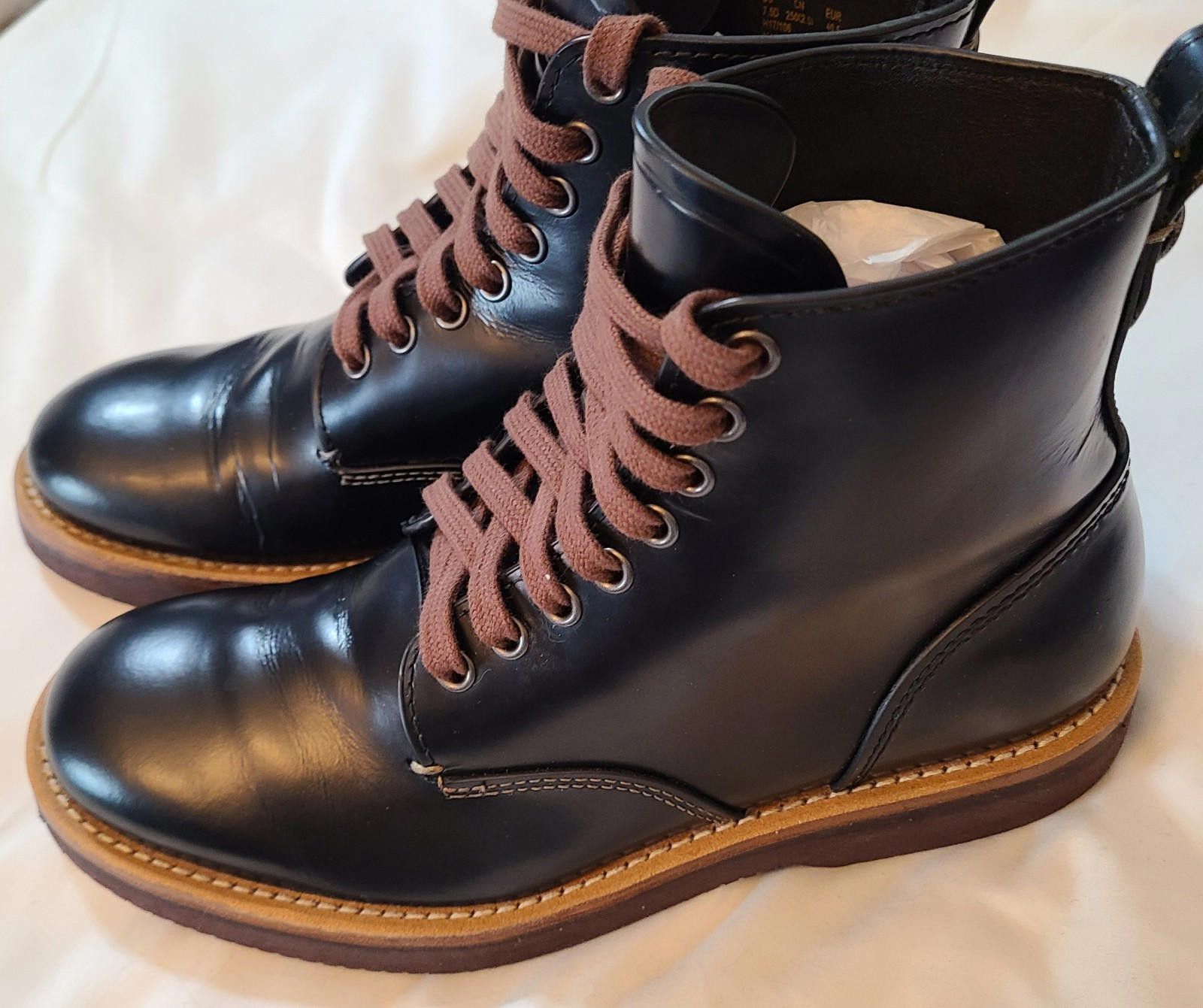 Coach Coach Derby Black Spazzolato Combat Boots Men Size 7.5 G1255 Size US 7.5 / EU 40-41 - 8 Thumbnail
