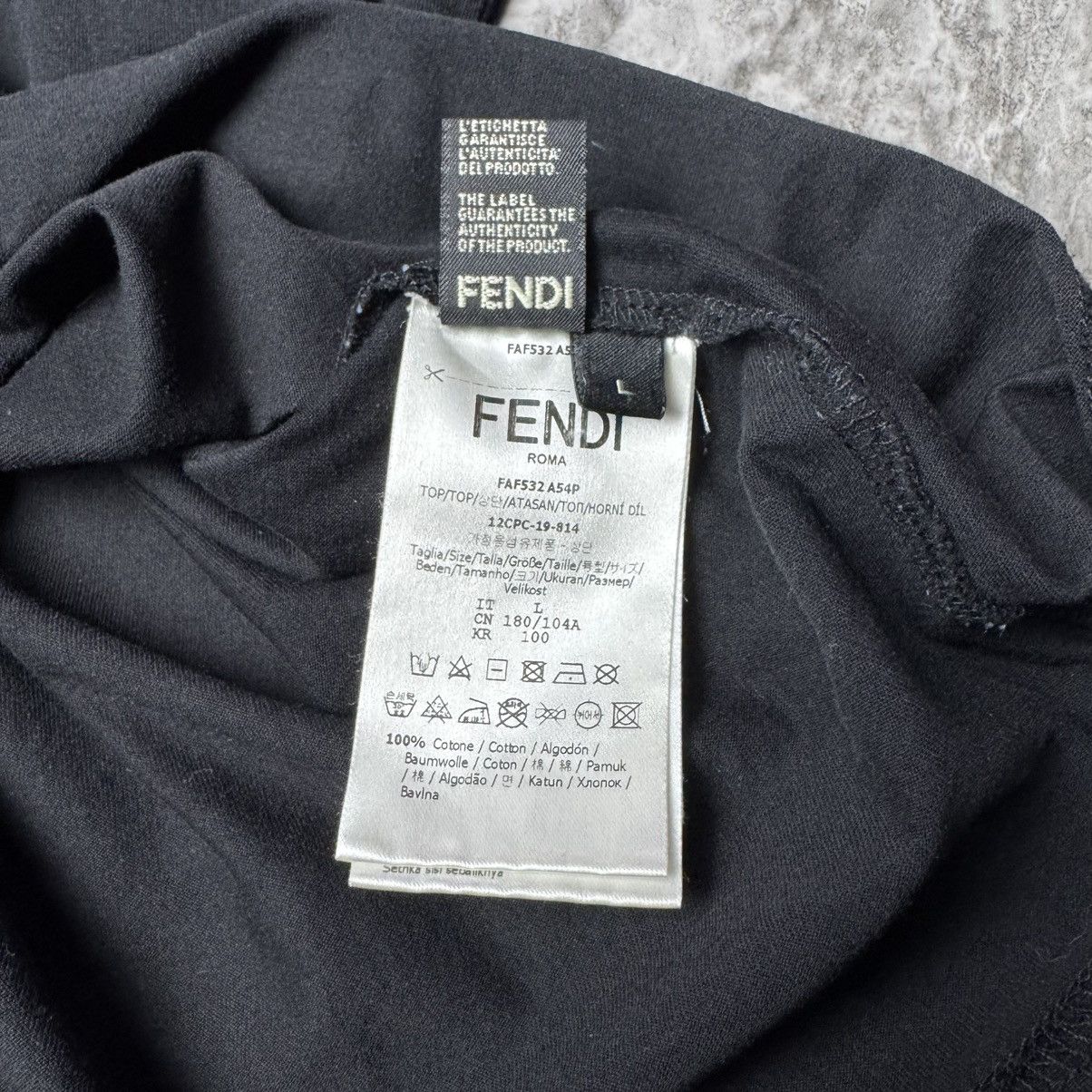 Fendi × Vintage Men’s Fendi F Logo printing t-shirt authentic Size US L / EU 52-54 / 3 - 8 Thumbnail
