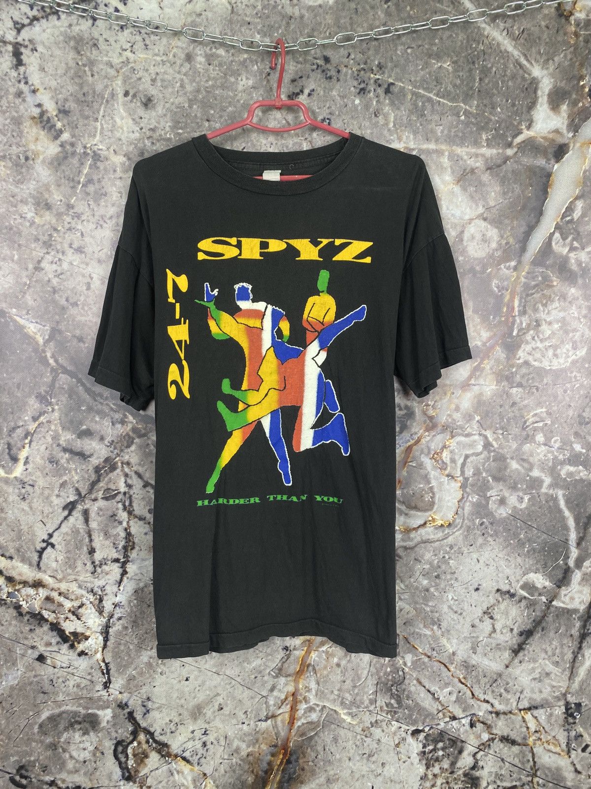 Vintage Rare 24-7 Spyz Harder Than You Tour T-shirt XL 80s | Grailed