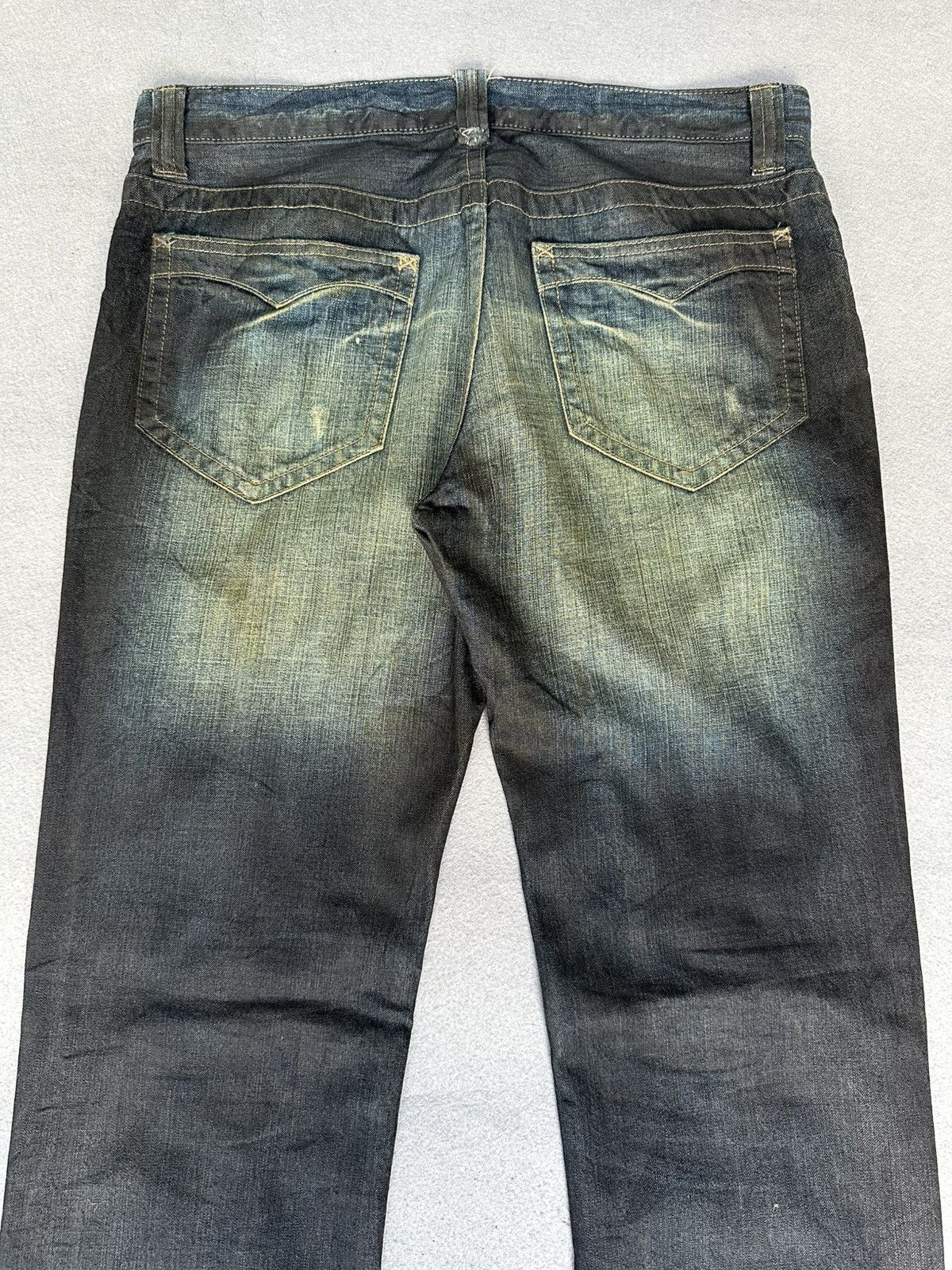 Japanese Brand Nationality + Name II Crosbec Waxed Denim Size US 33 - 11 Thumbnail