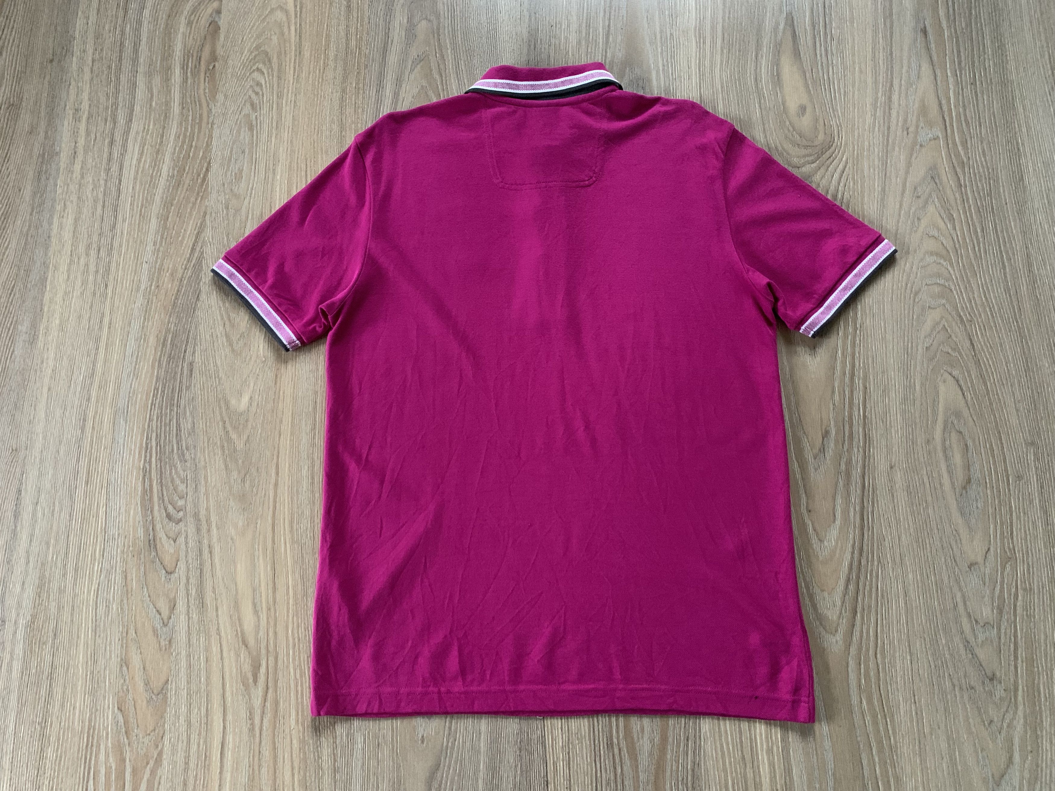 Hugo Boss Hugo Boss Modern Fit Cotton Mens Pink Polo Size US S / EU 44-46 / 1 - 3 Thumbnail