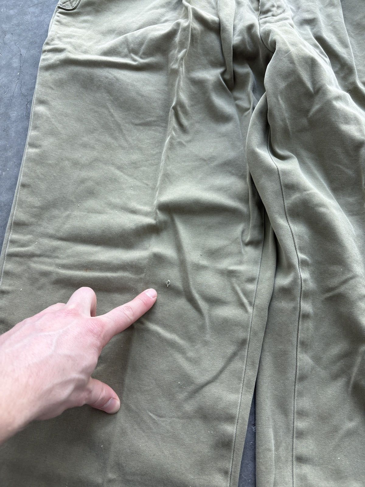 Willis & Geiger Vintage 90s Willis and Geiger Pleated Pants 35x30 Size US 35 - 6 Thumbnail