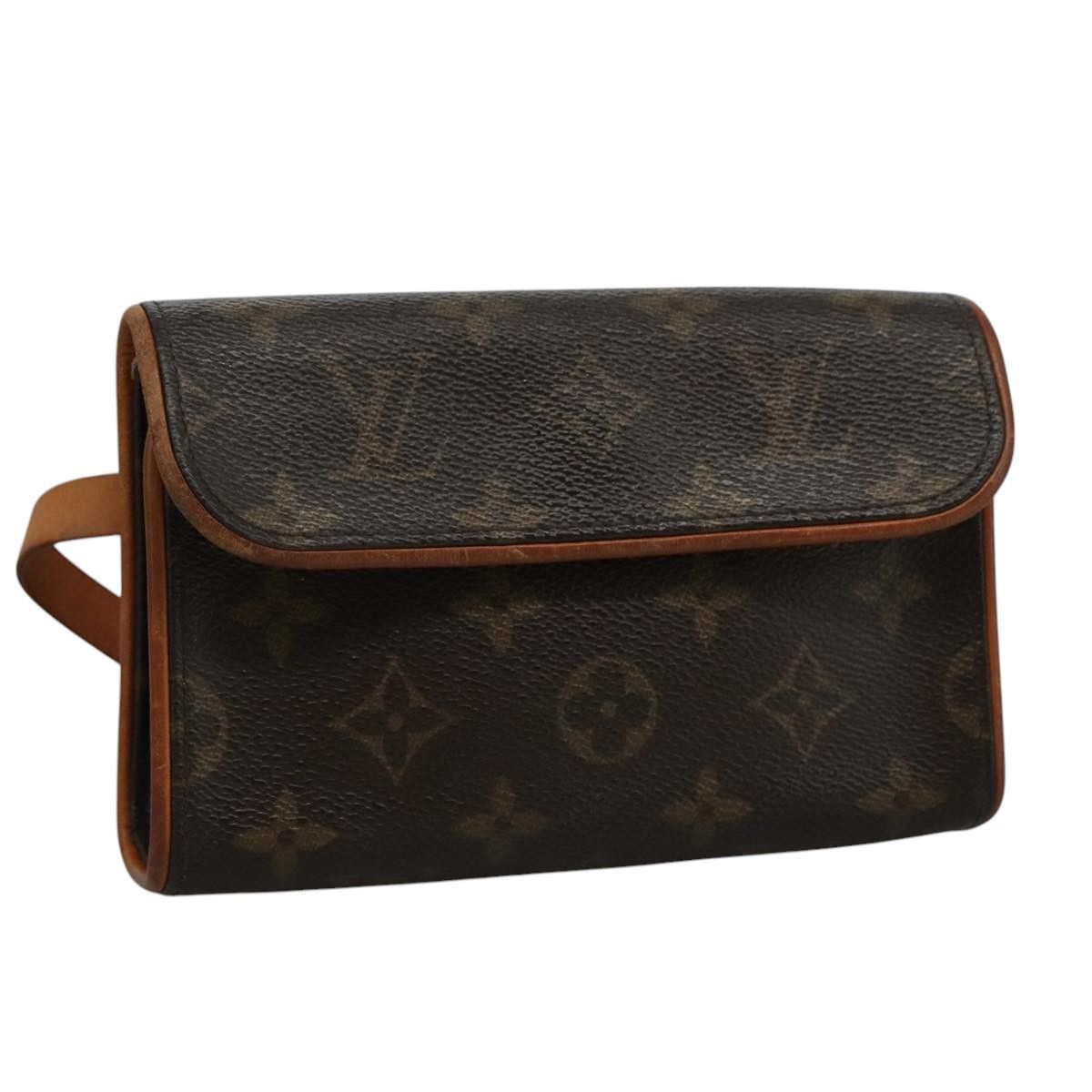 Louis Vuitton Florentine Brown Canvas Clutch Bag (Pre-Owned) Size ONE SIZE - 1 Thumbnail