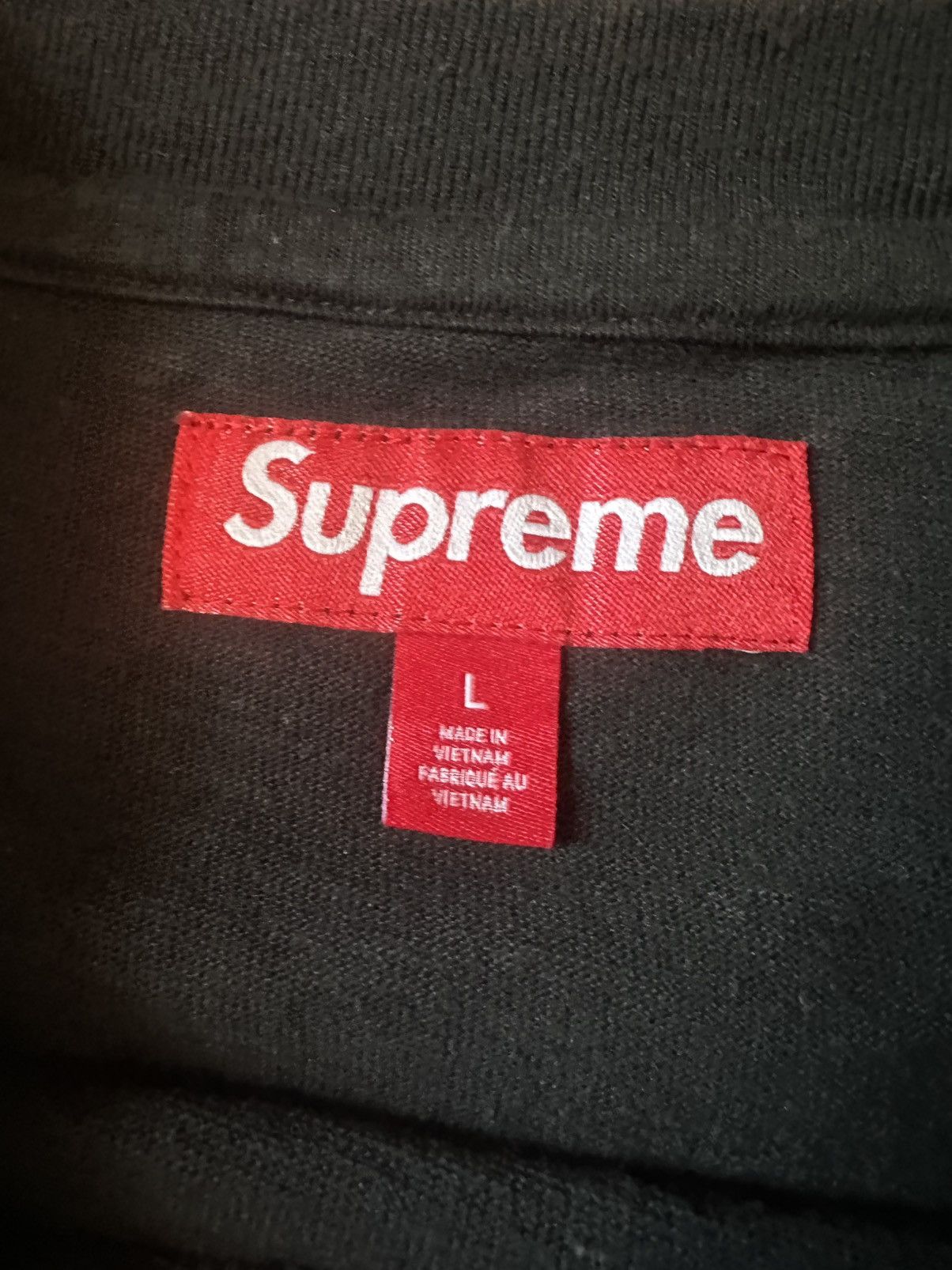 Supreme SUPREME S/S POCKET TEE FW24 BLACK LARGE Size US L / EU 52-54 / 3 - 4 Thumbnail
