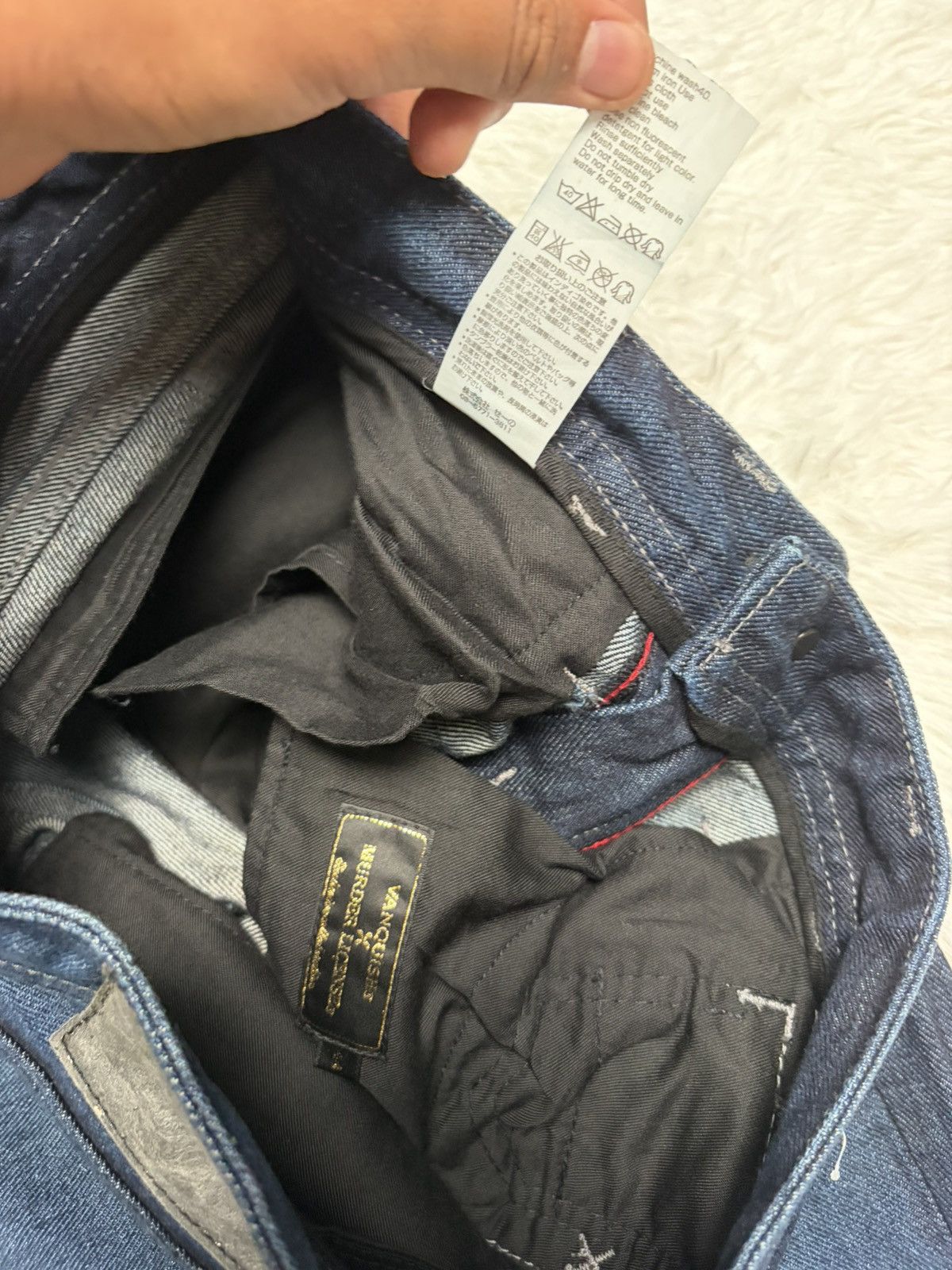 If Six Was Nine Rare Vanquish x Murder License whisker flared jeans Size US 31 - 4 Thumbnail